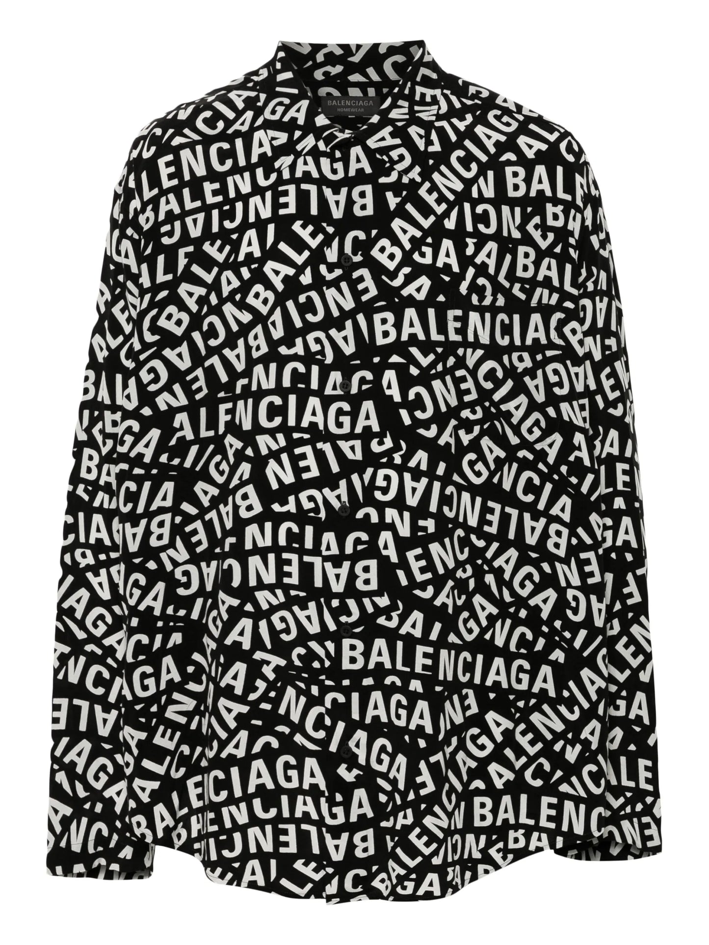 logo-print shirt
