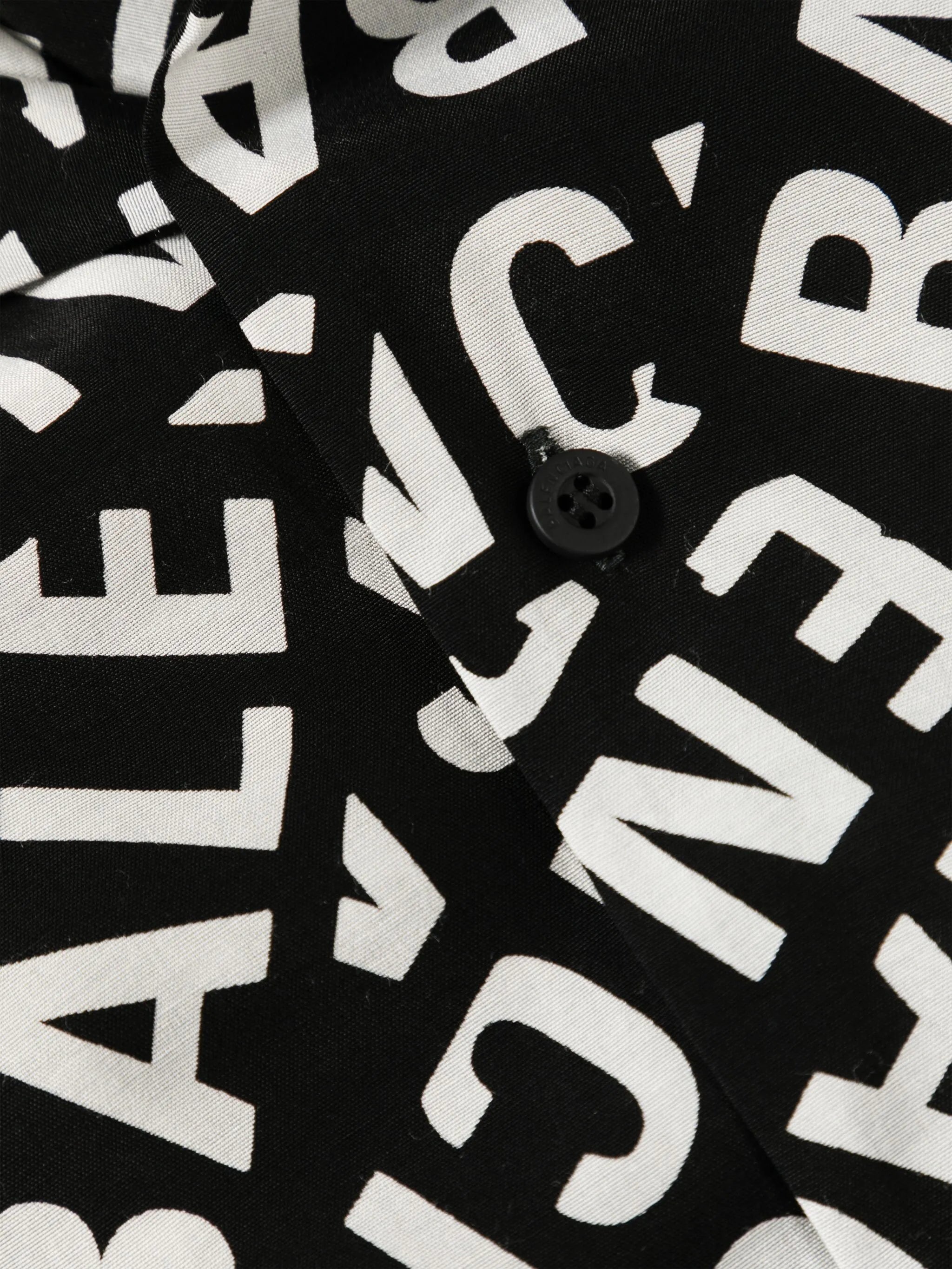 logo-print shirt