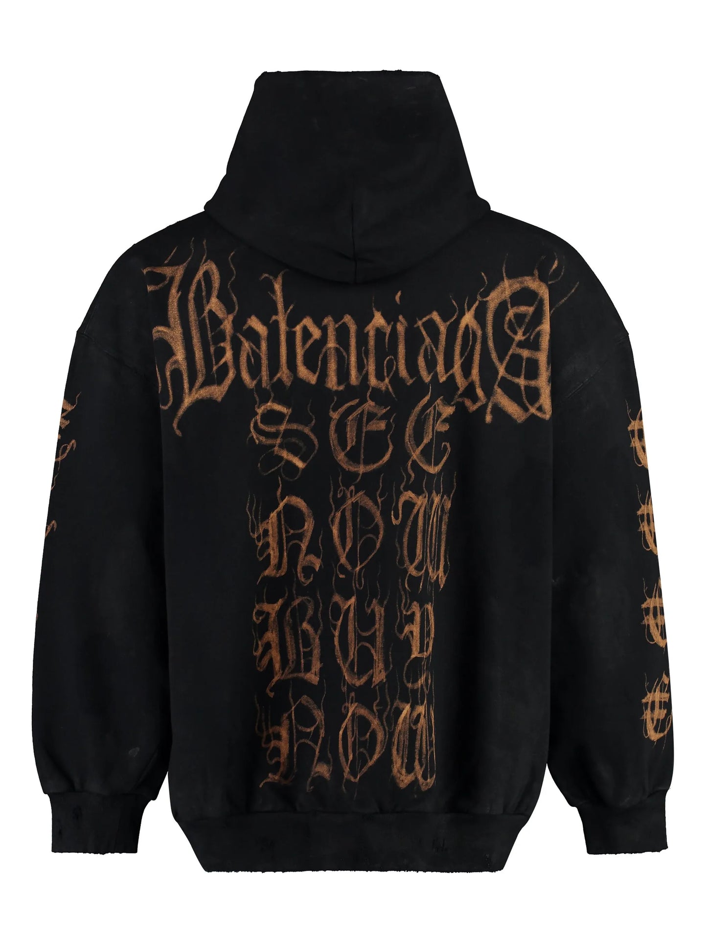 Heavy metal artwork zip-up hoodie