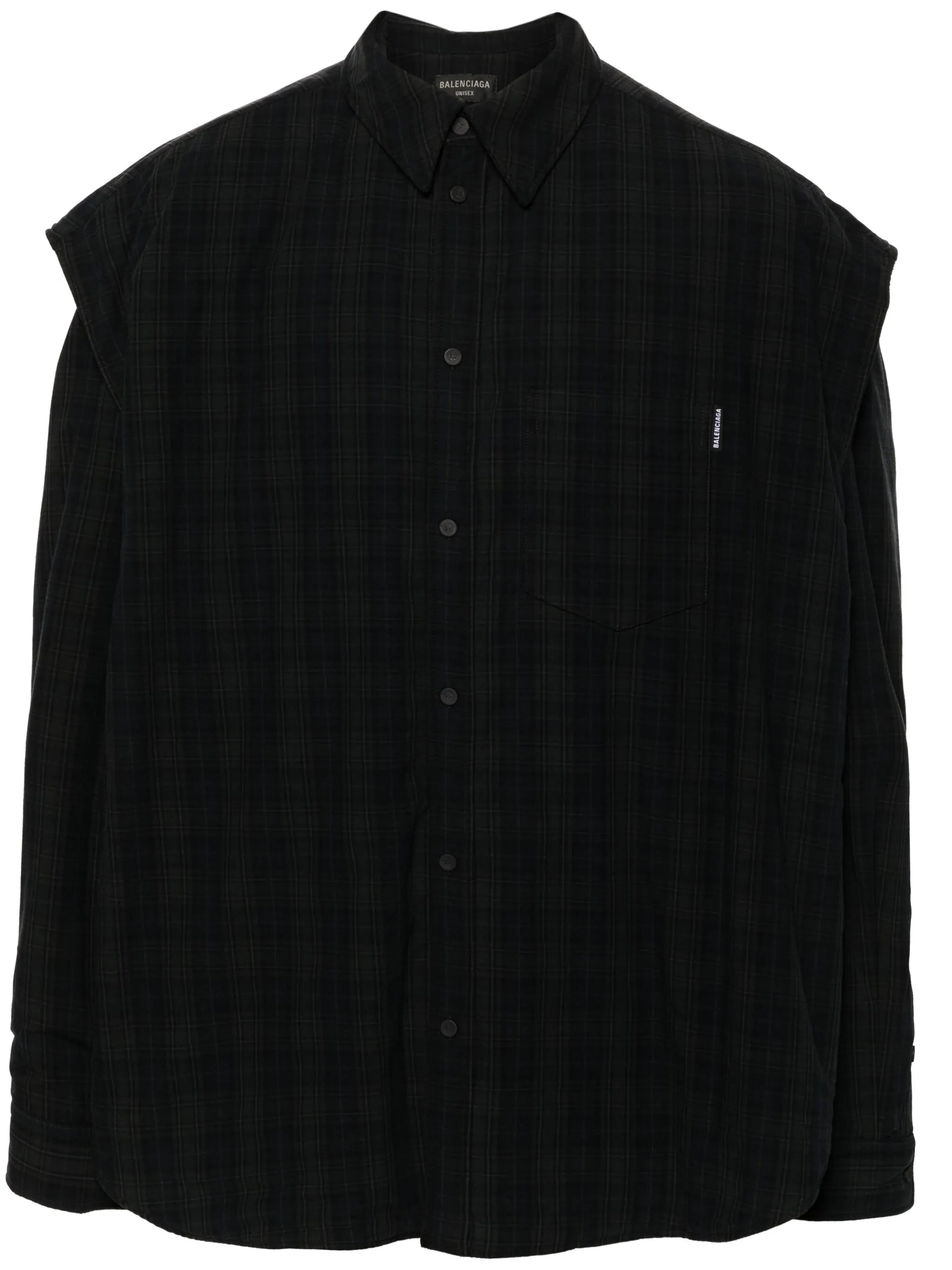 Shirt with removable sleeves