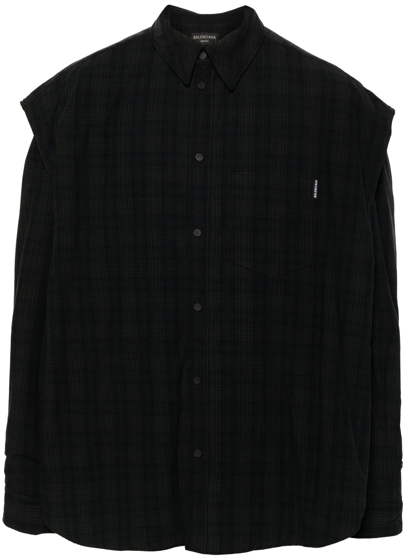 Shirt with removable sleeves