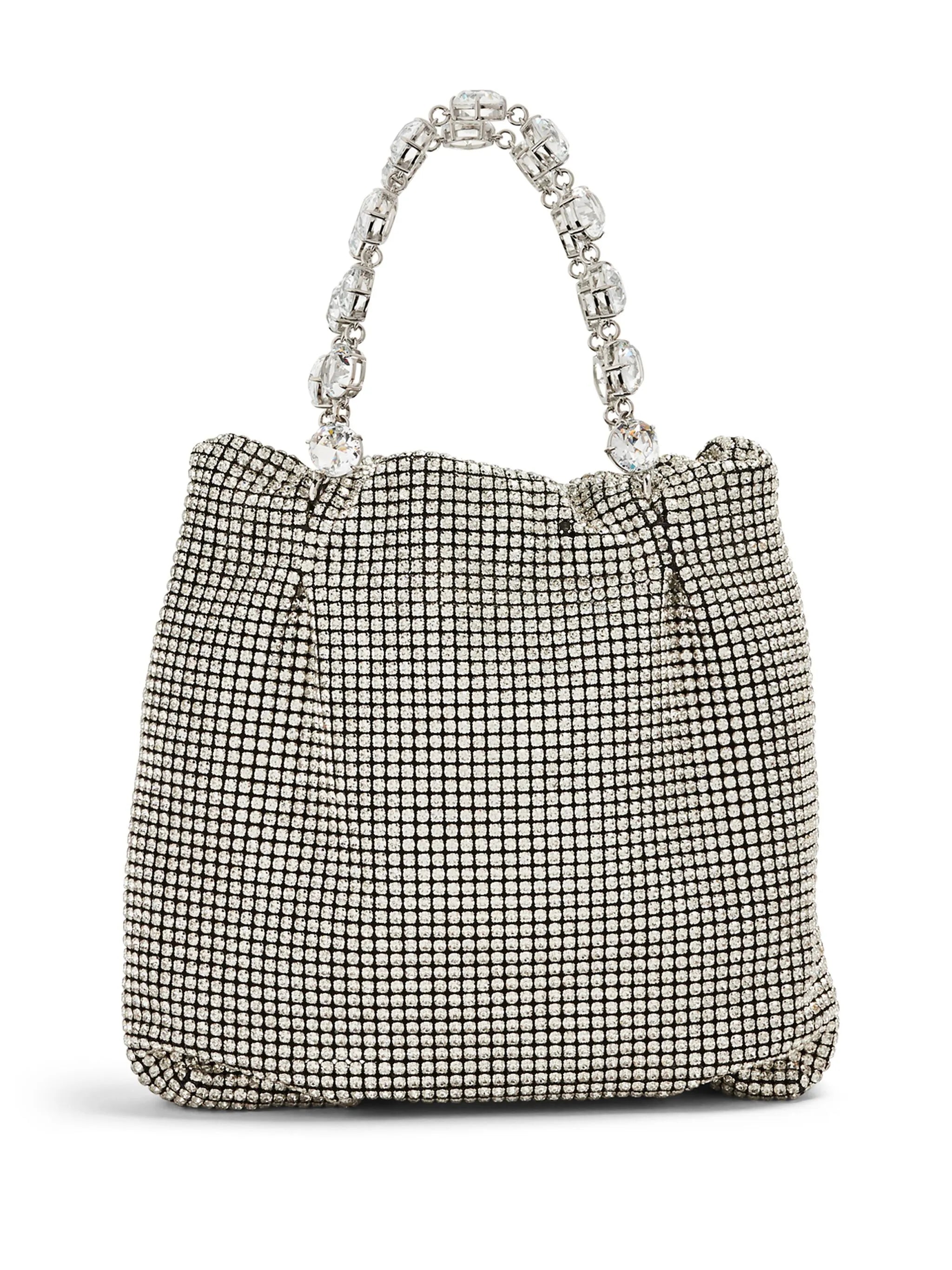 mini Galactic crystal-embellished tote bag