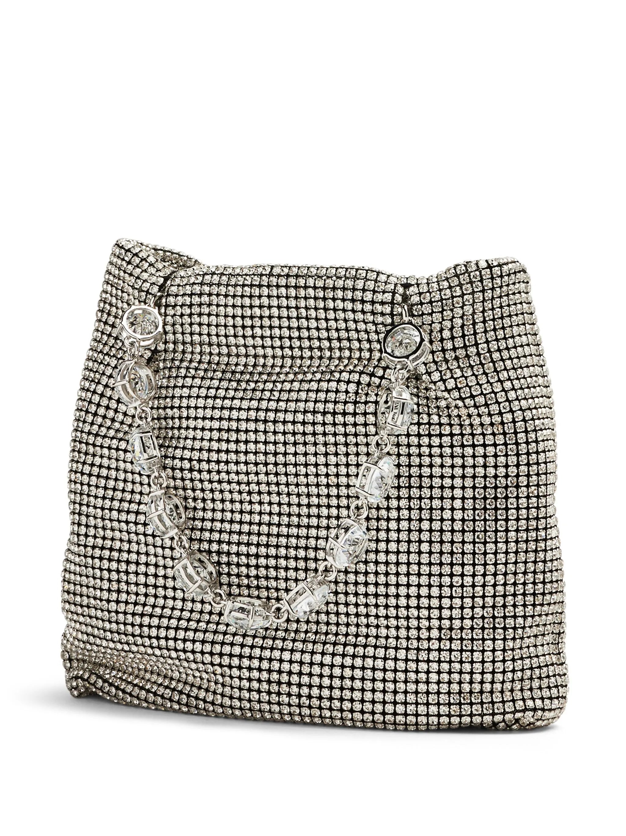 mini Galactic crystal-embellished tote bag