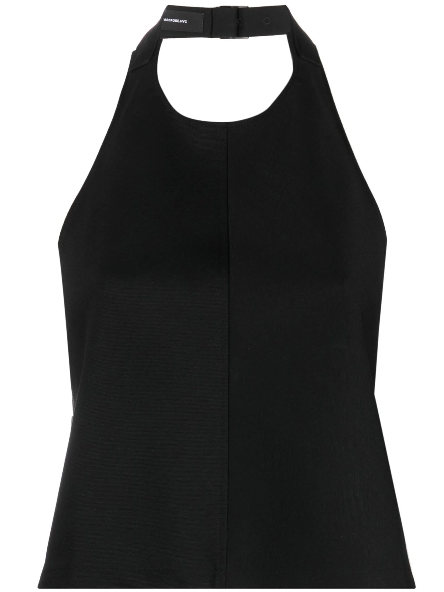halterneck wool top