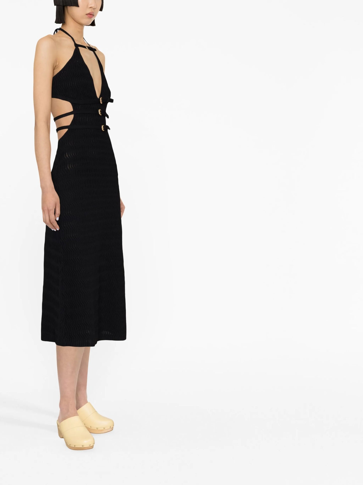 Evaleigh cut-out midi dress