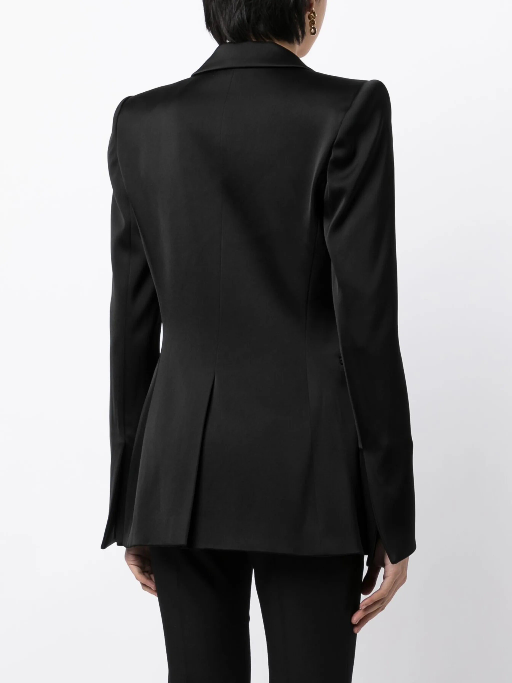 Sculpted single-breasted blazer