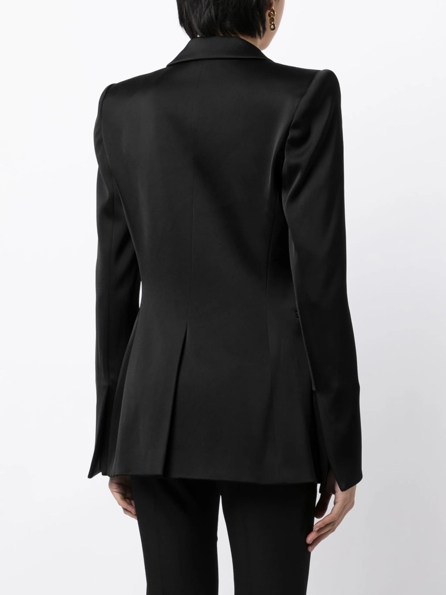 Sculpted single-breasted blazer