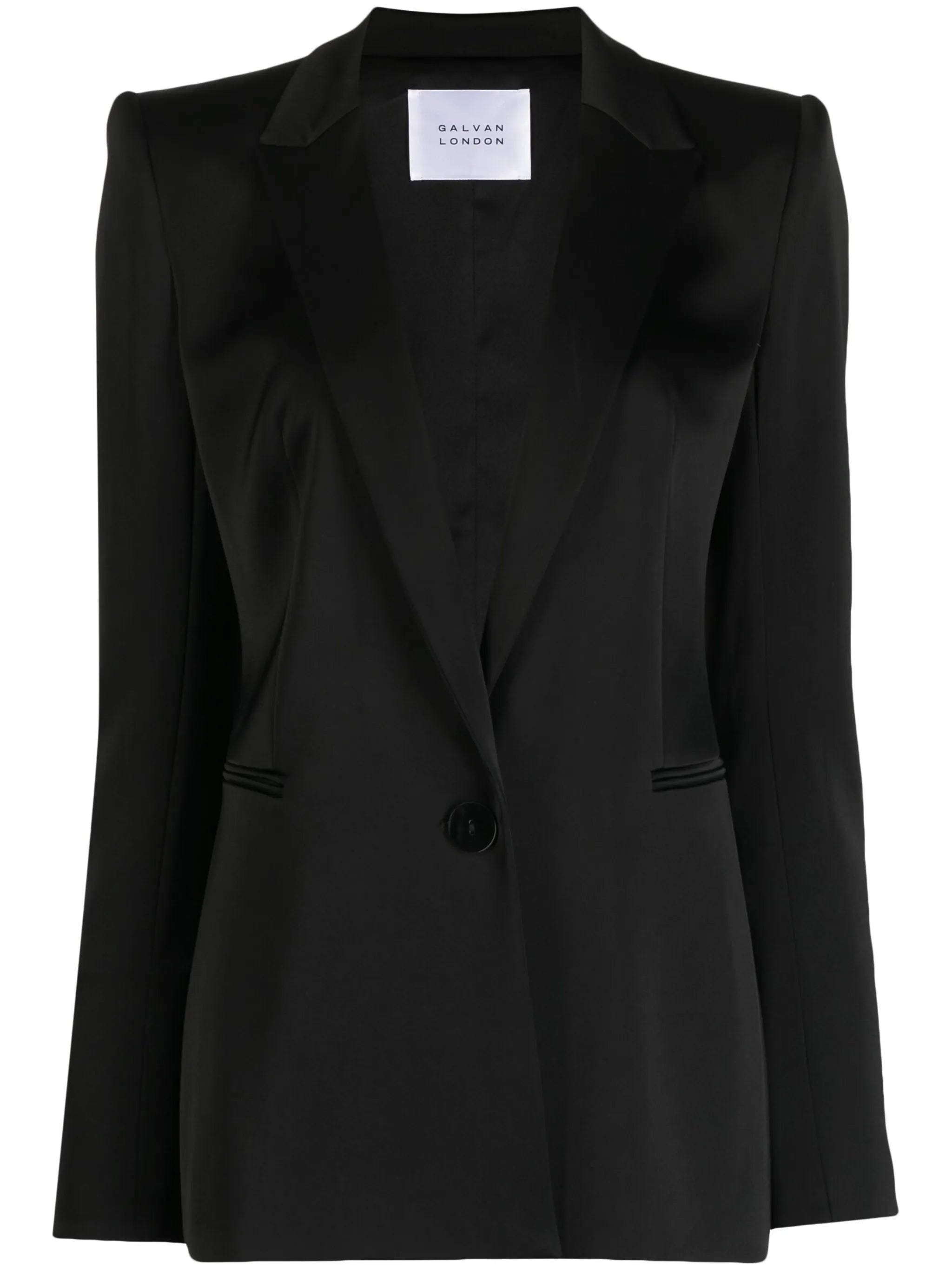 Sculpted single-breasted blazer