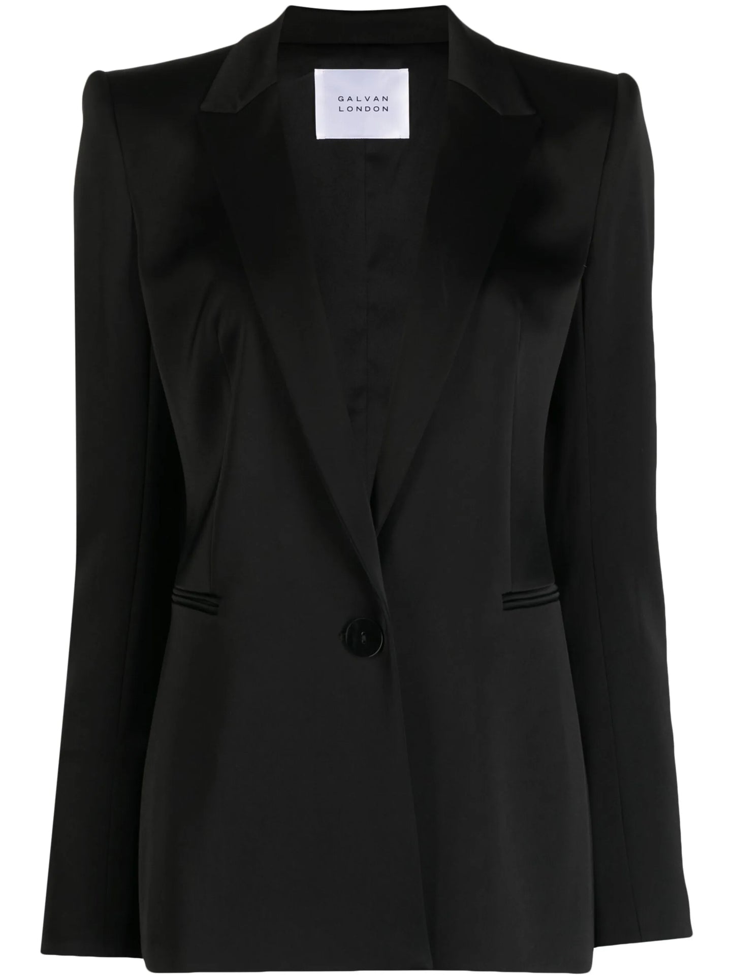 Sculpted single-breasted blazer