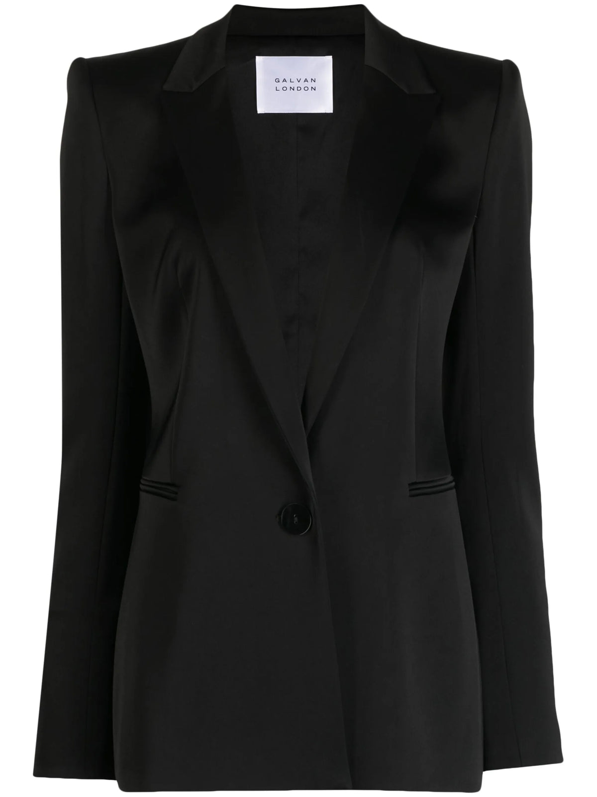 Sculpted single-breasted blazer