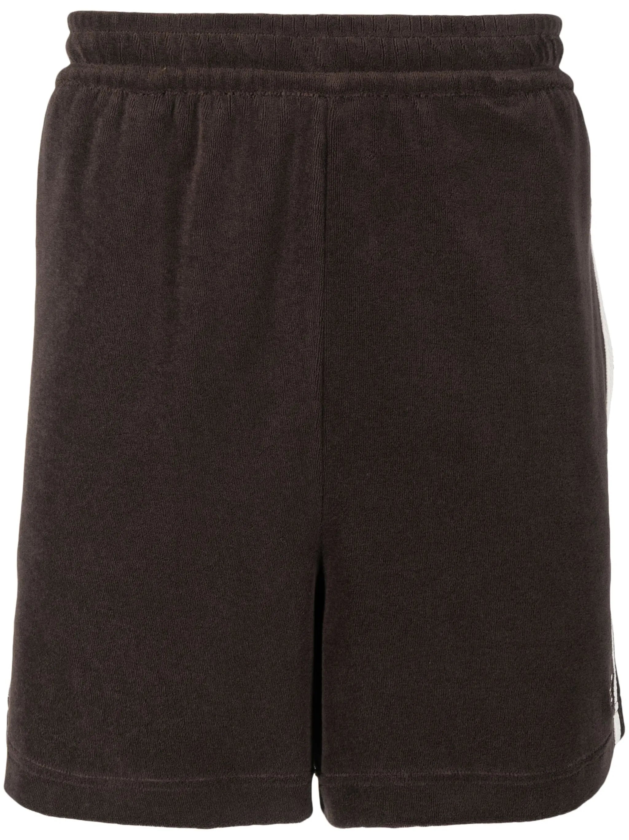 fleece-texture track shorts
