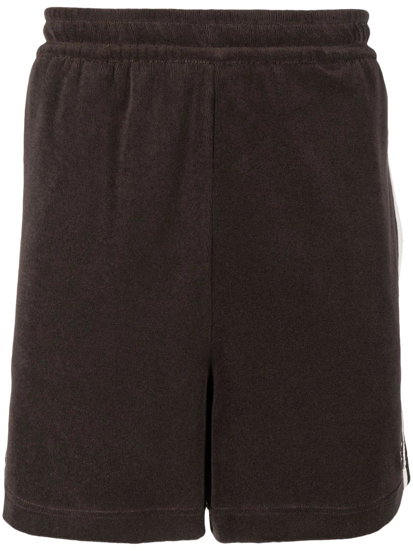 fleece-texture track shorts