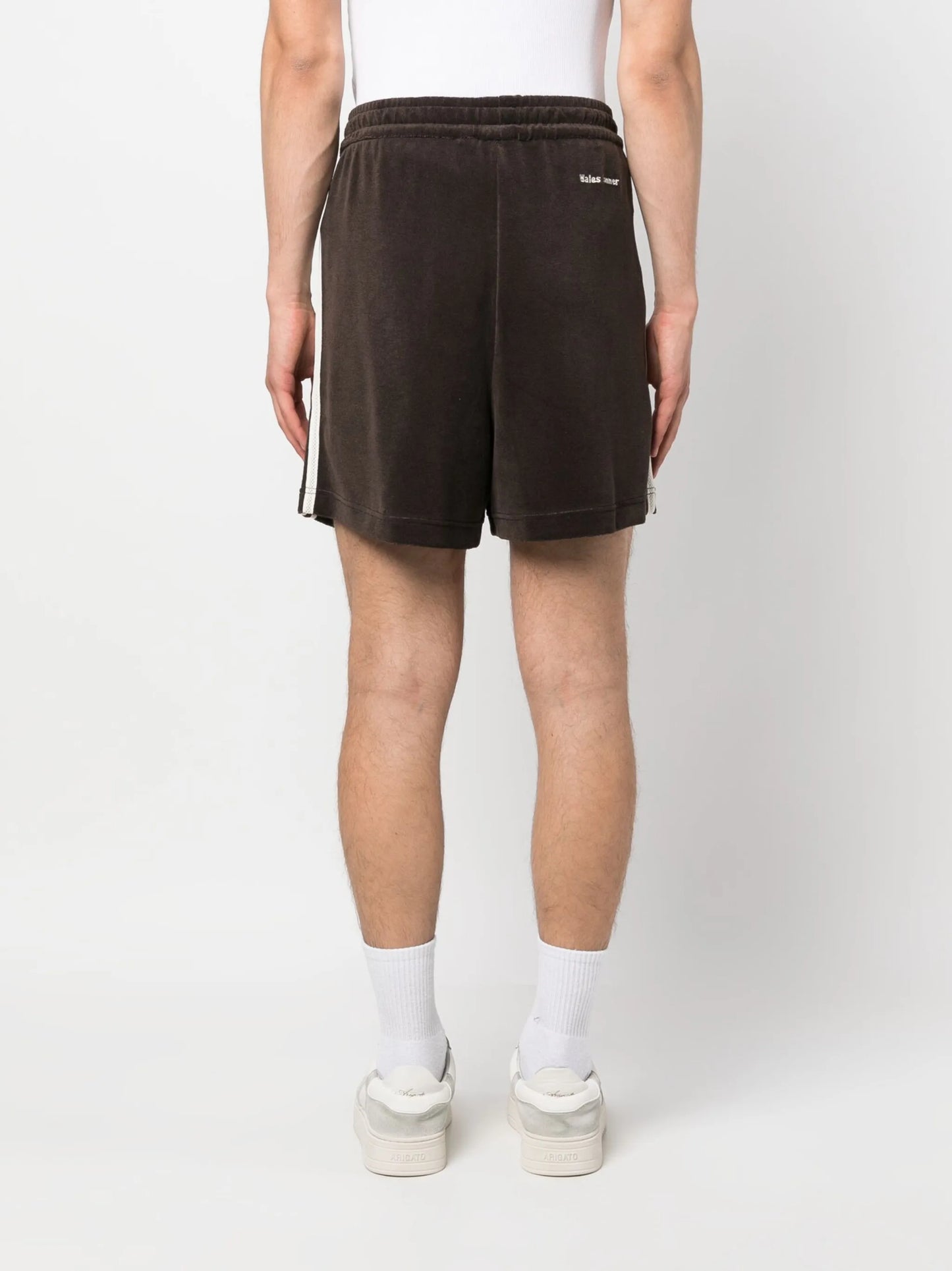 fleece-texture track shorts