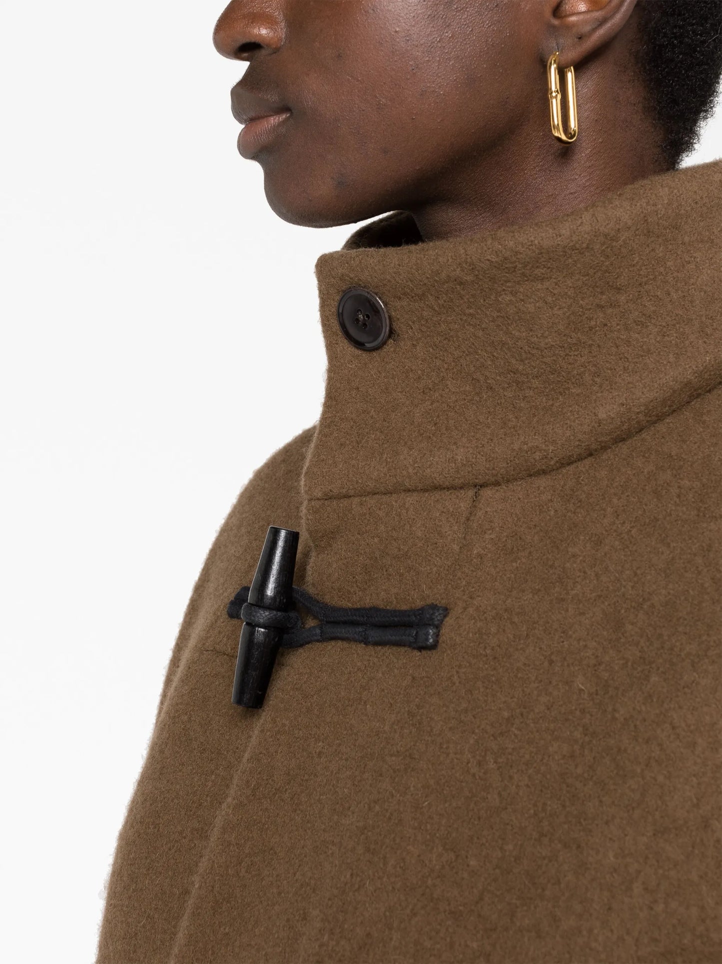 virgin-wool duffle jacket