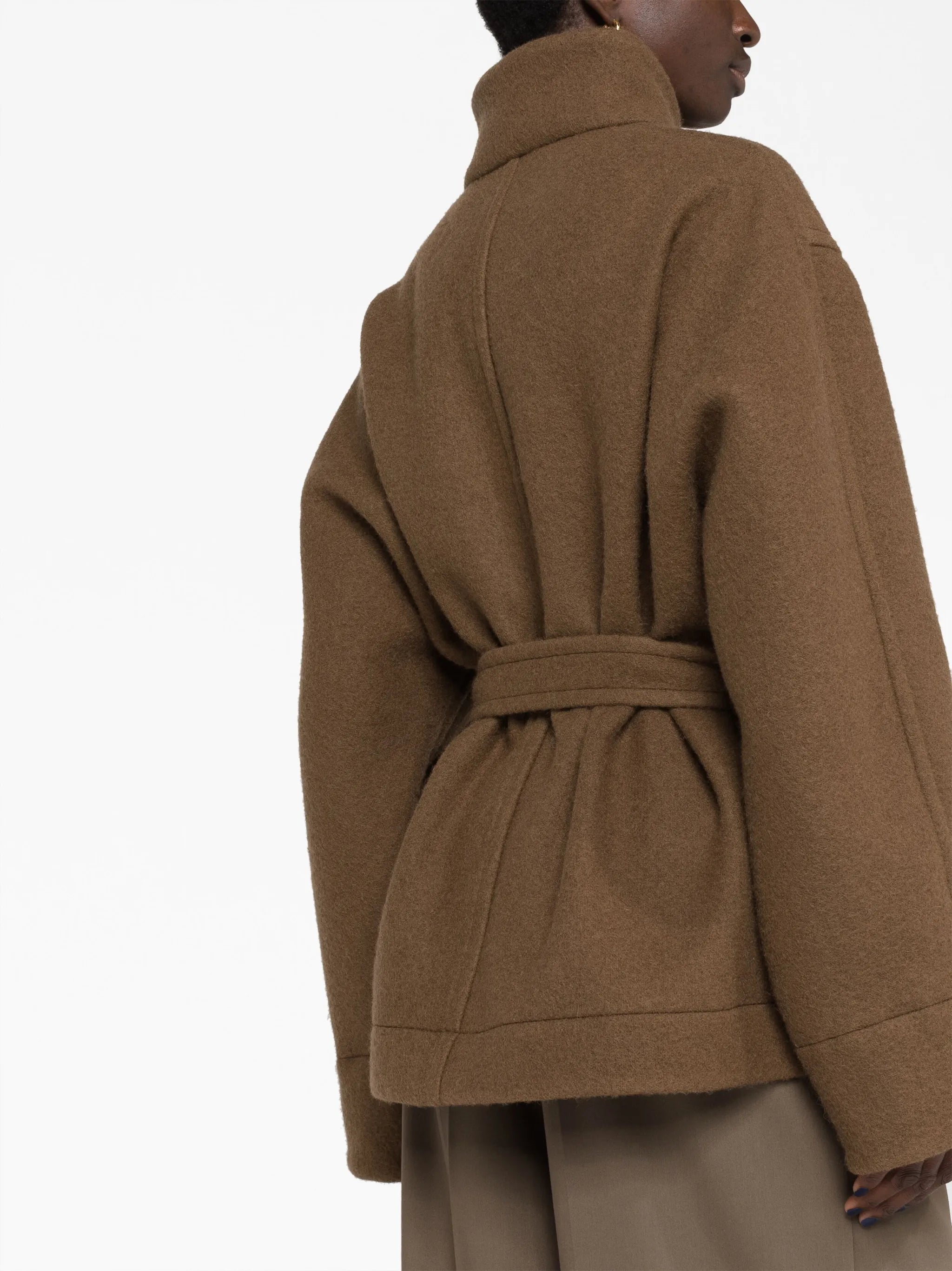 virgin-wool duffle jacket