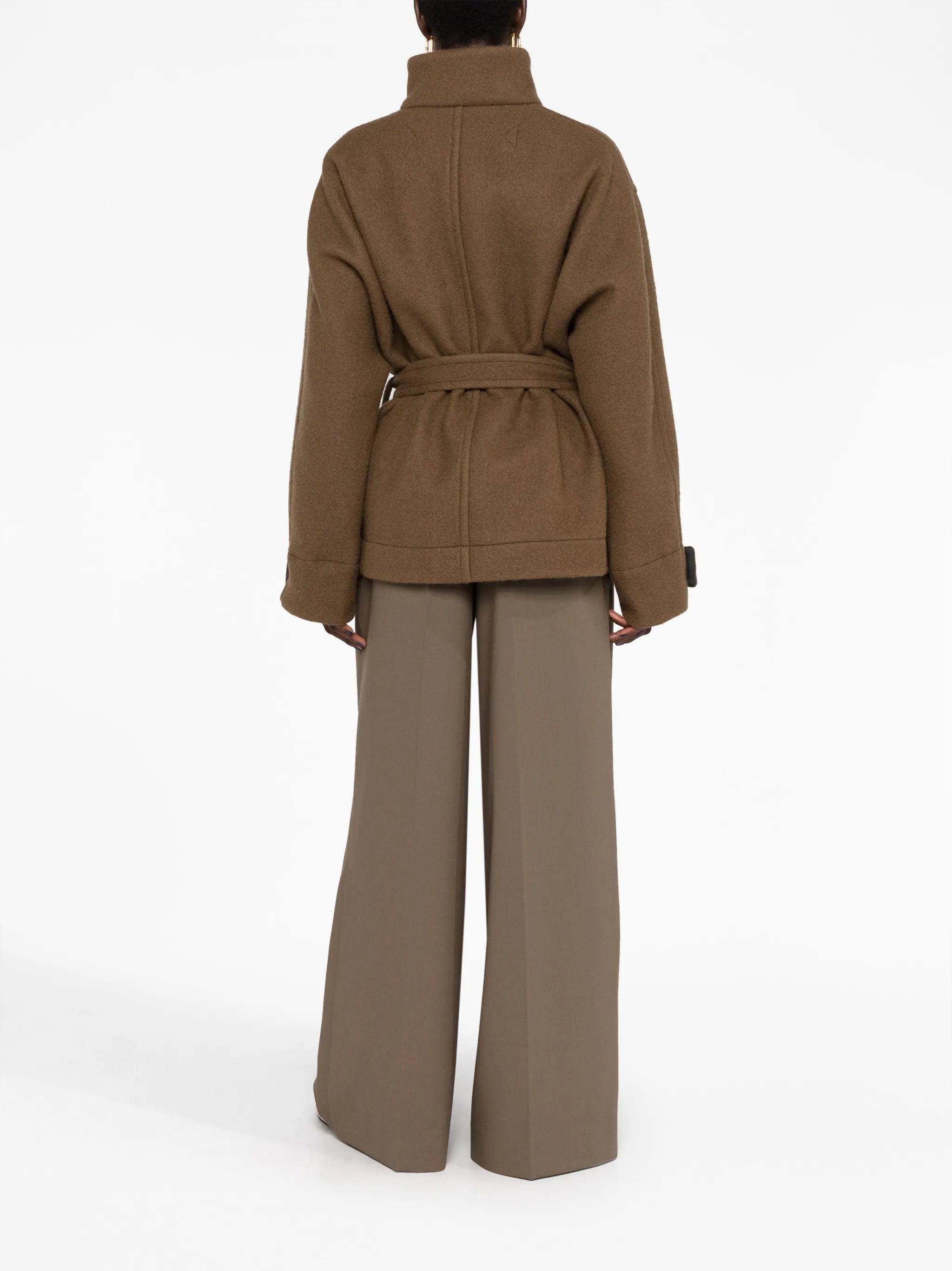 virgin-wool duffle jacket