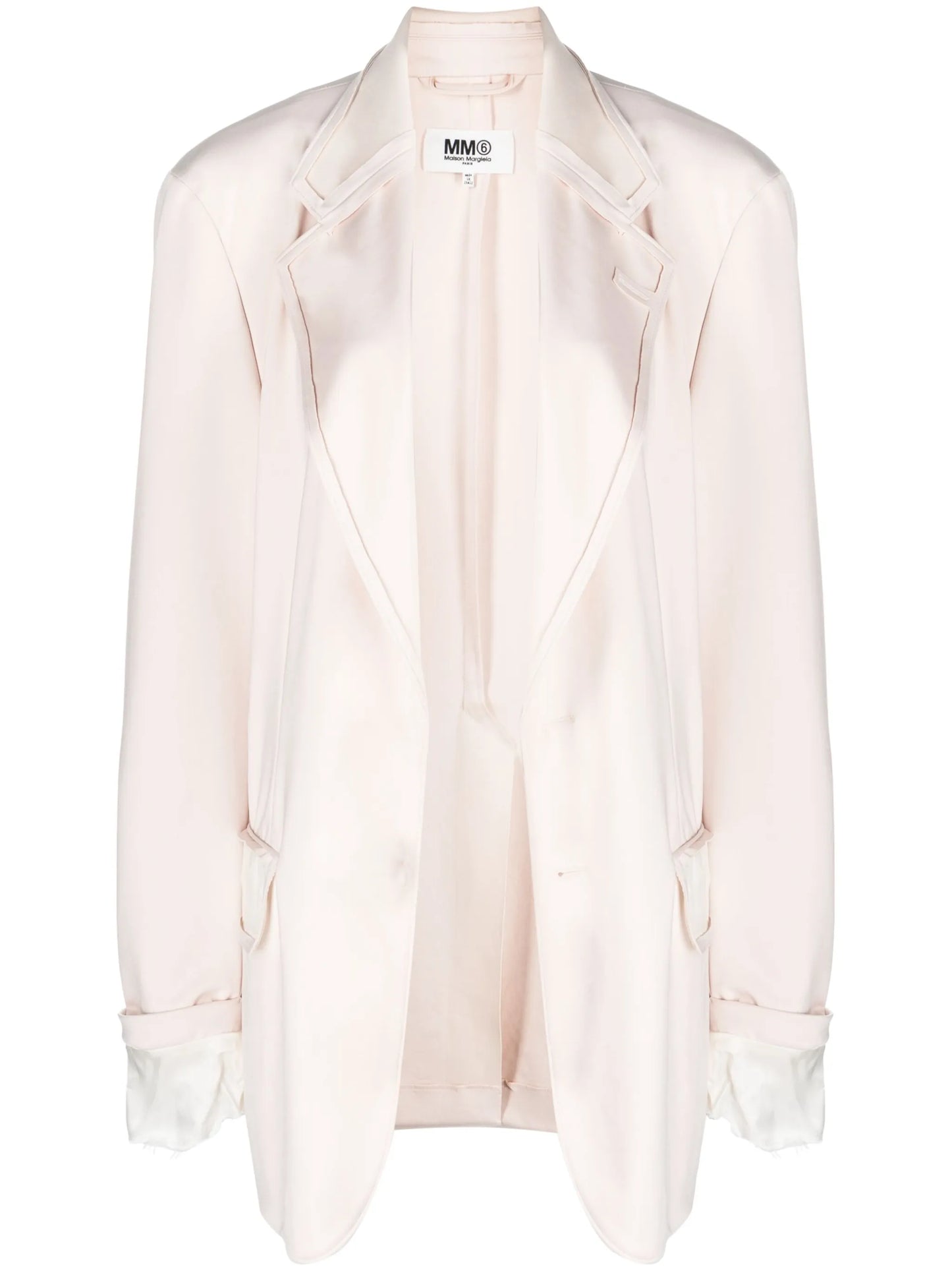 long-sleeve single-breasted blazer