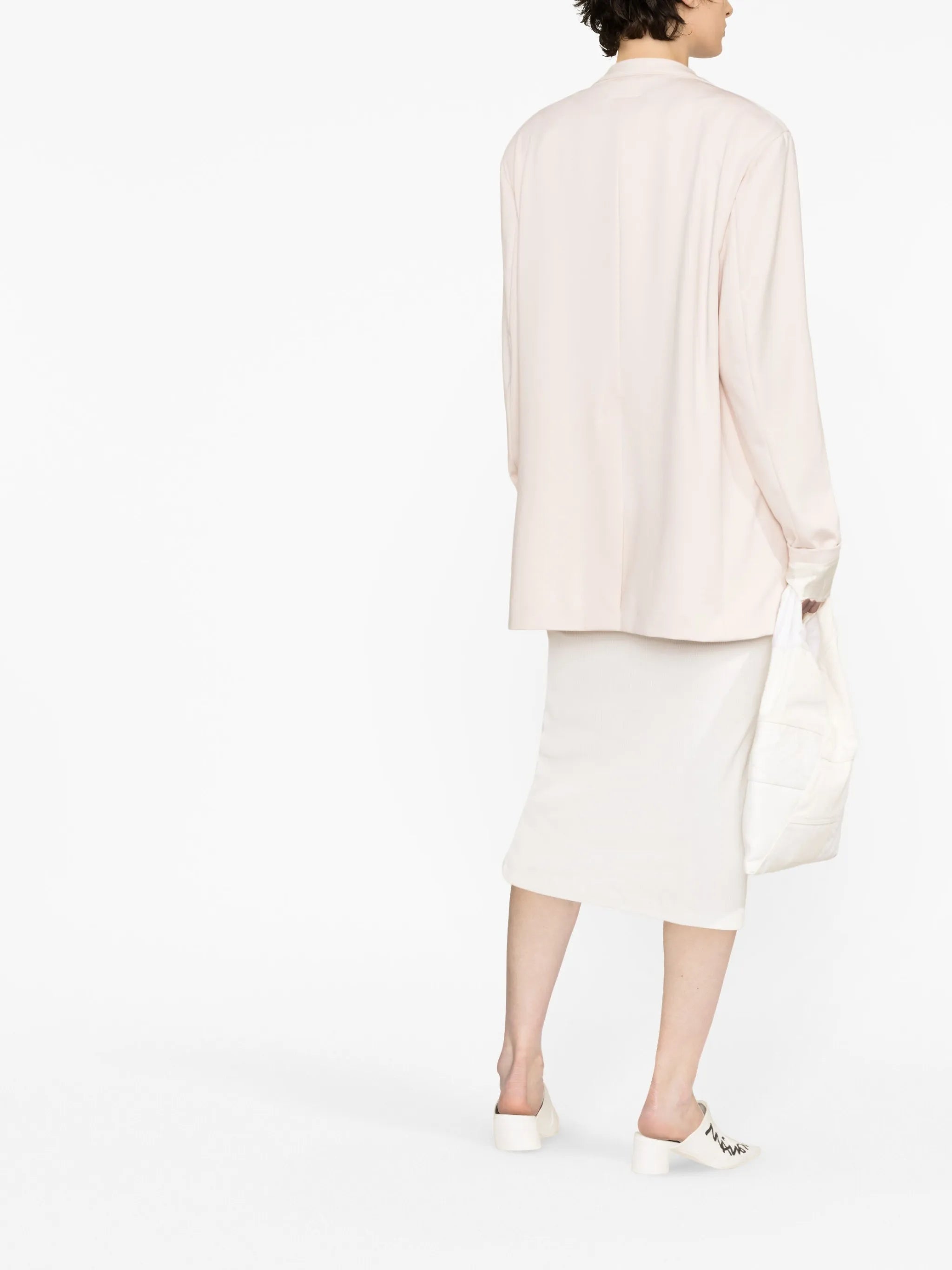 long-sleeve single-breasted blazer