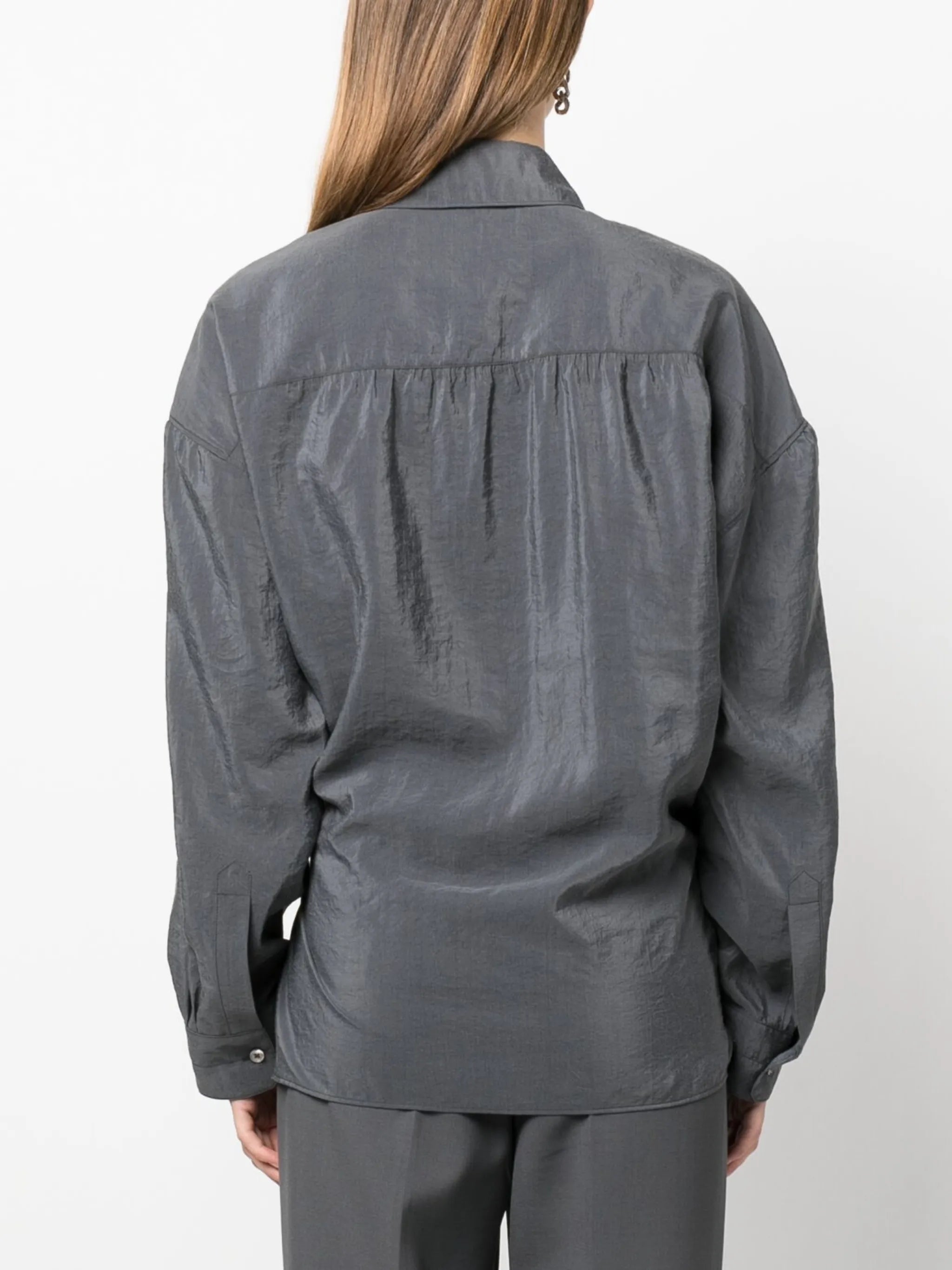 Twisted asymmetric shirt