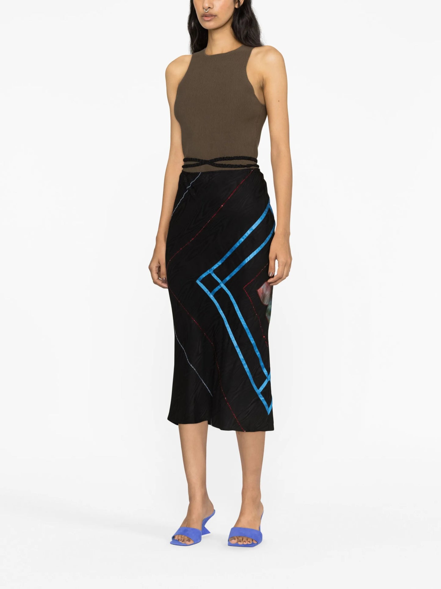 Clover midi skirt