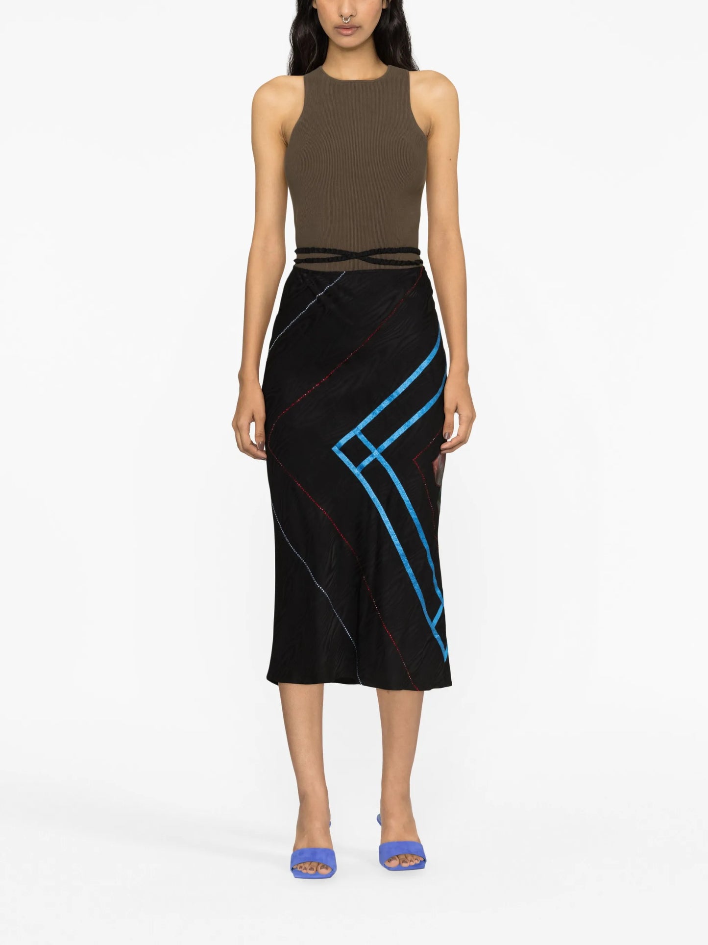Clover midi skirt