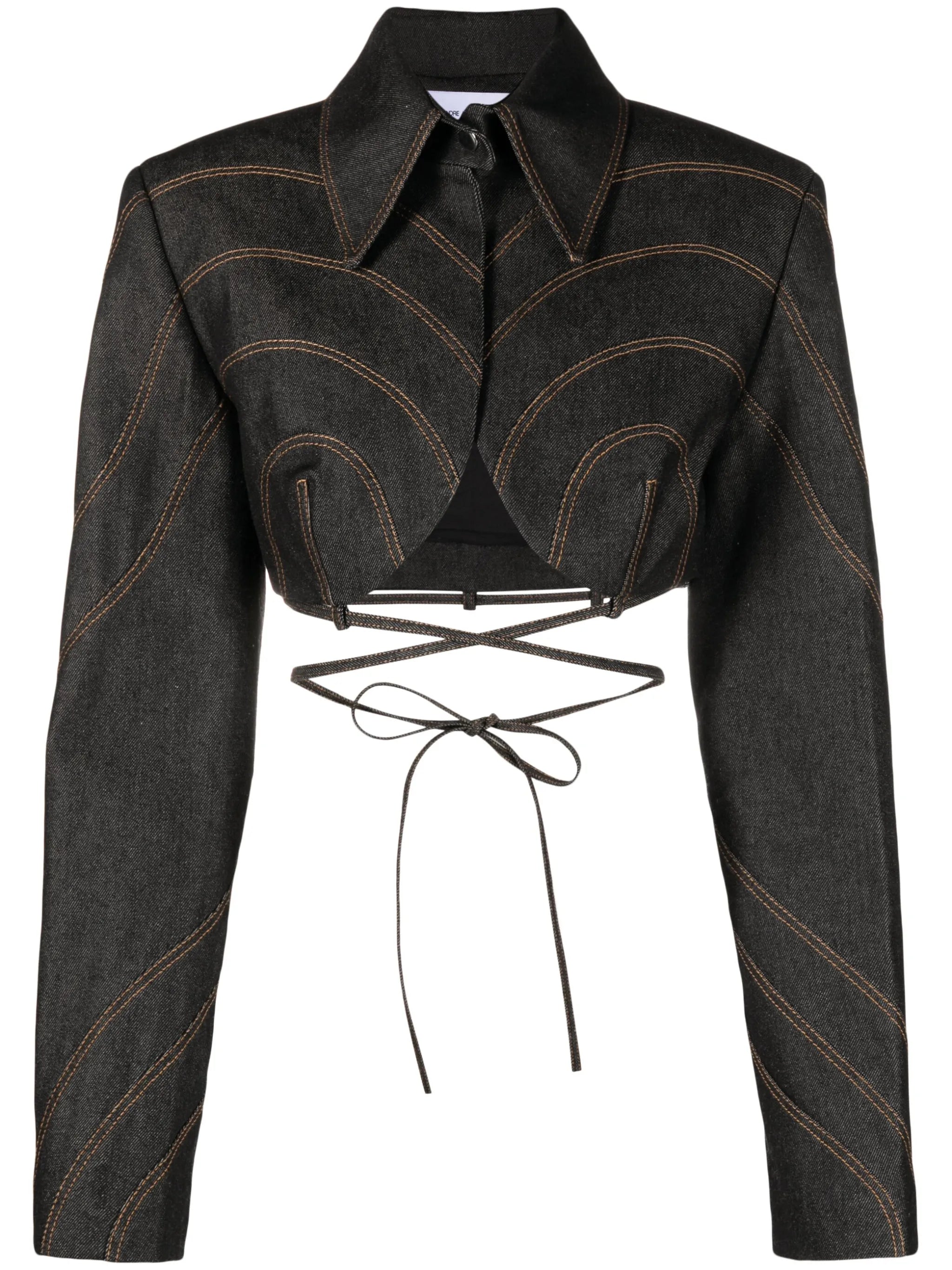 waist-wrap blazer