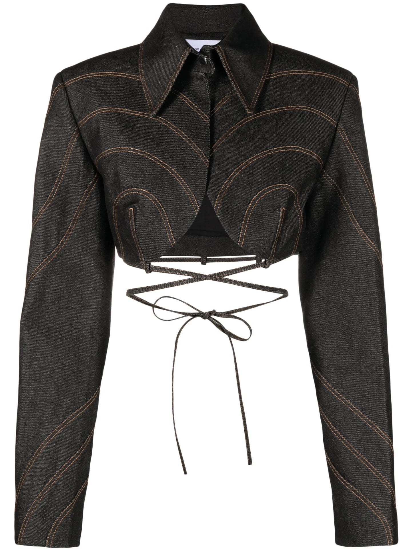 waist-wrap blazer