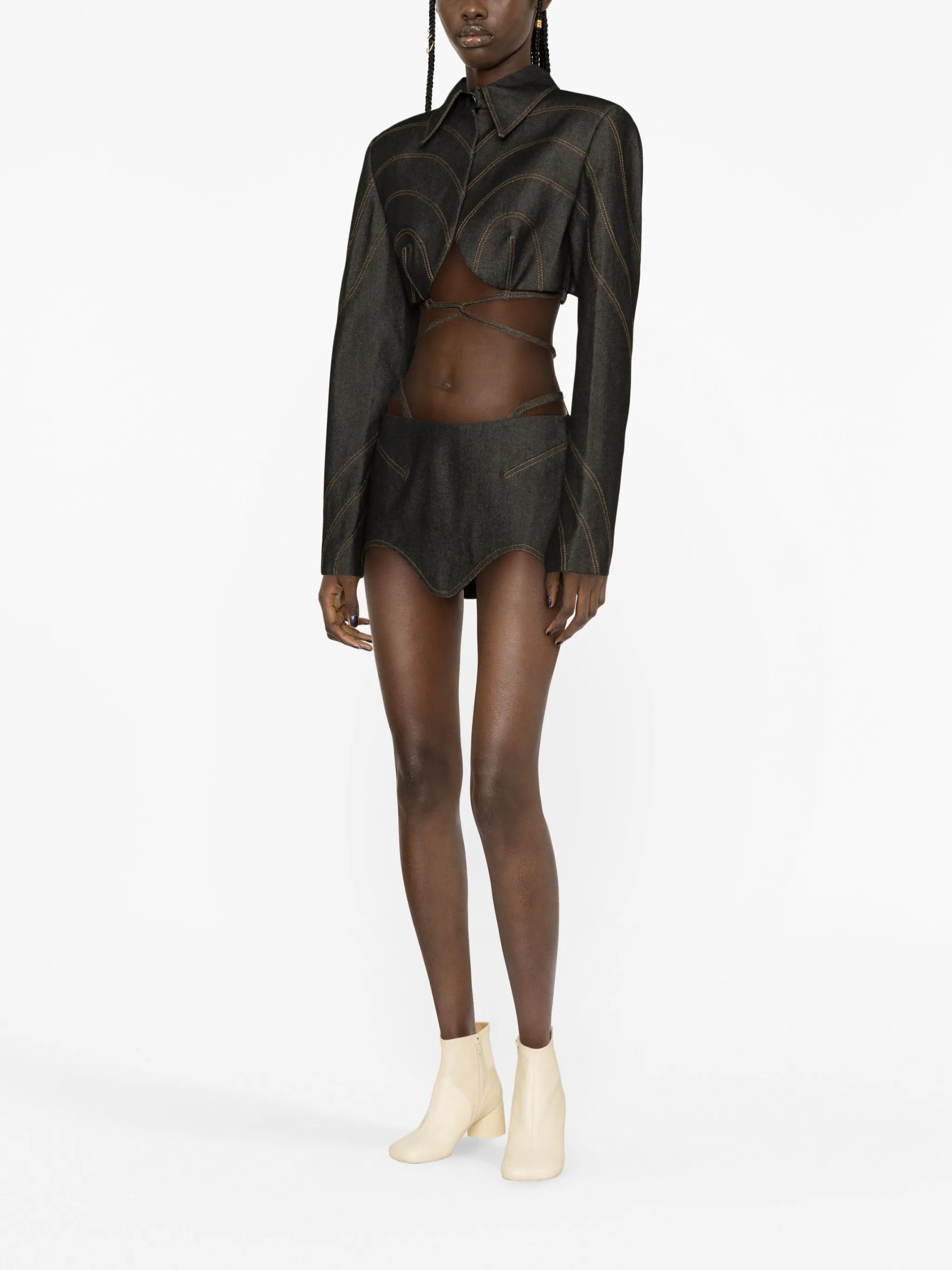 waist-wrap blazer