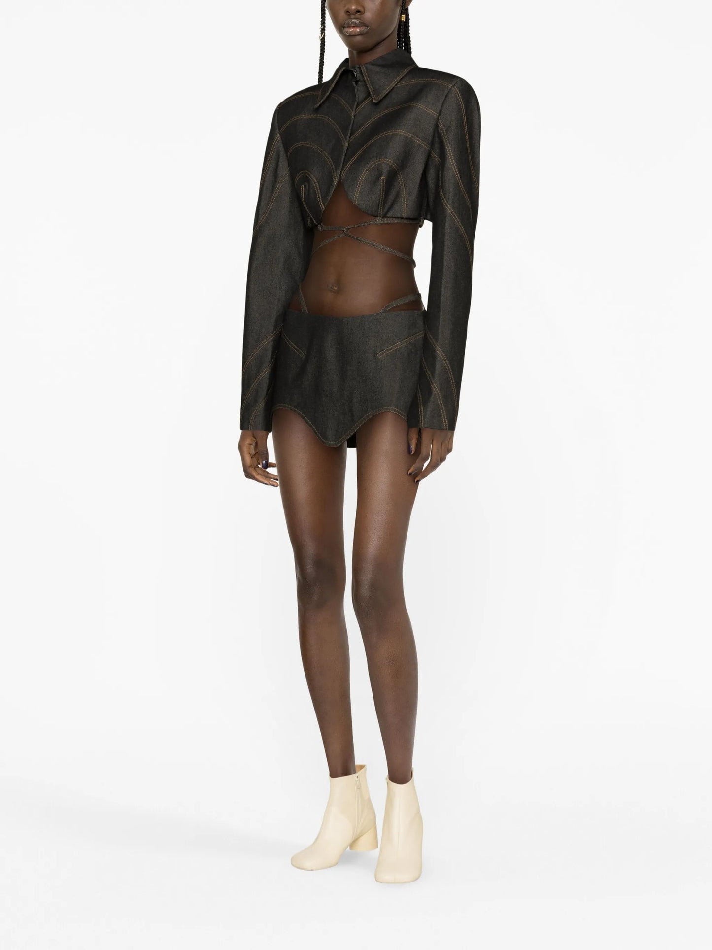 waist-wrap blazer
