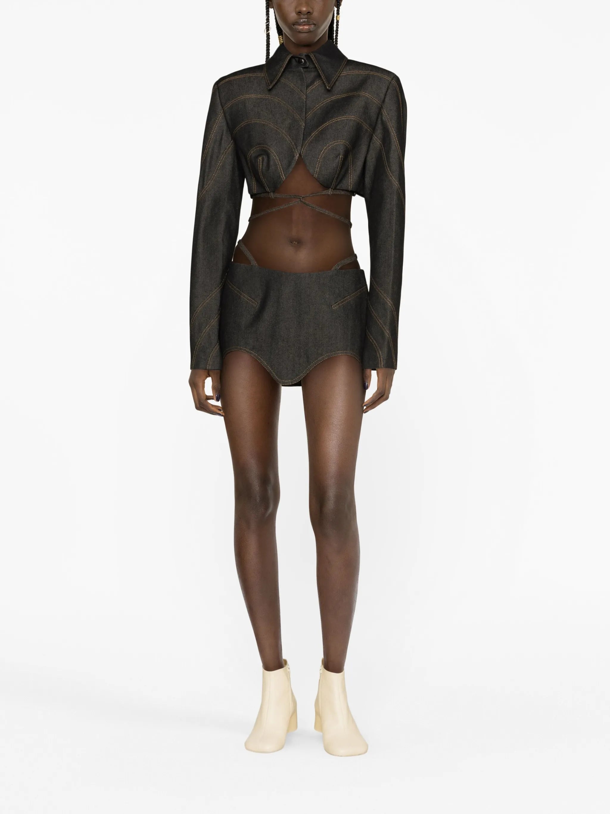 waist-wrap blazer