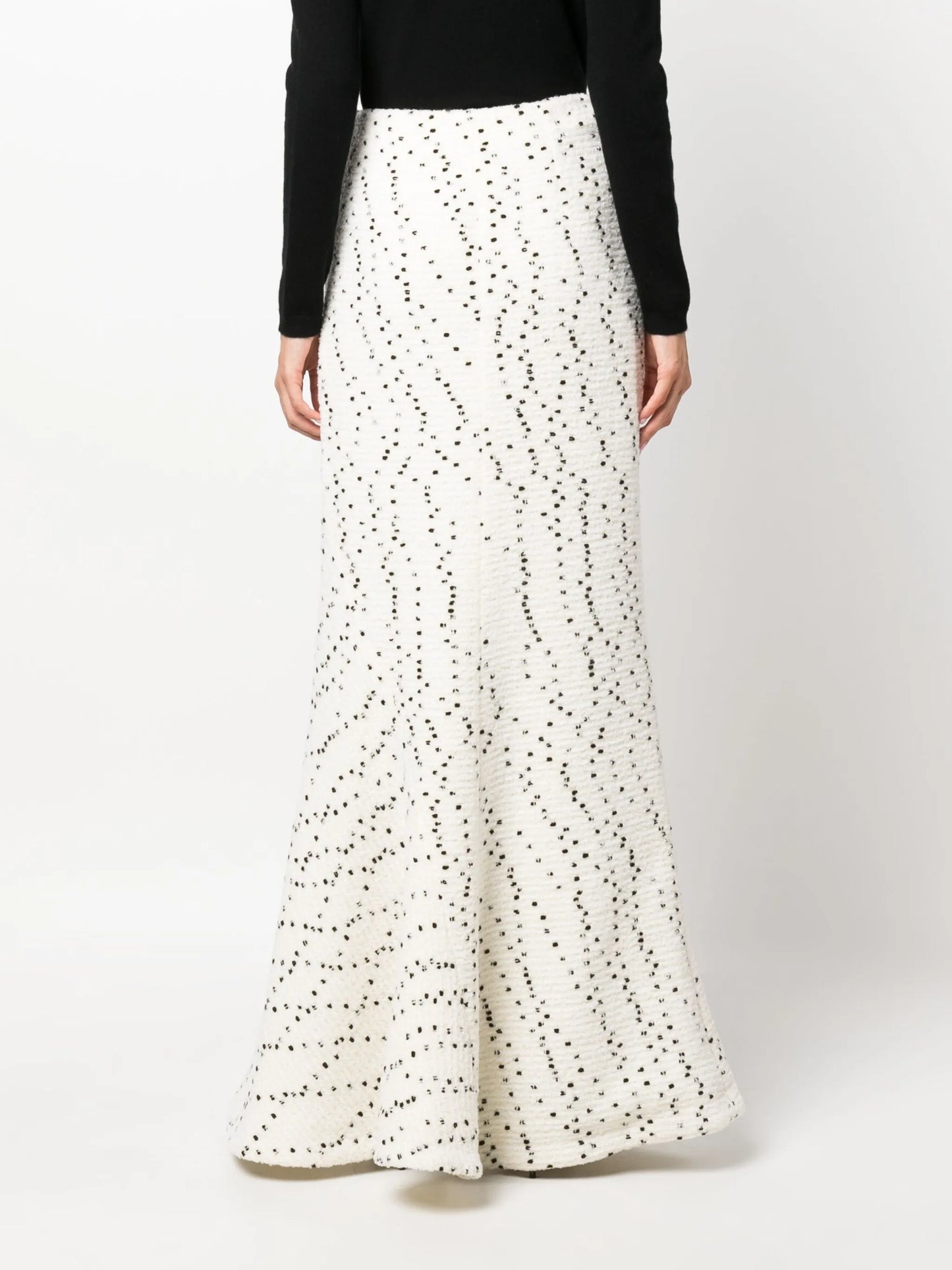bouclé maxi skirt