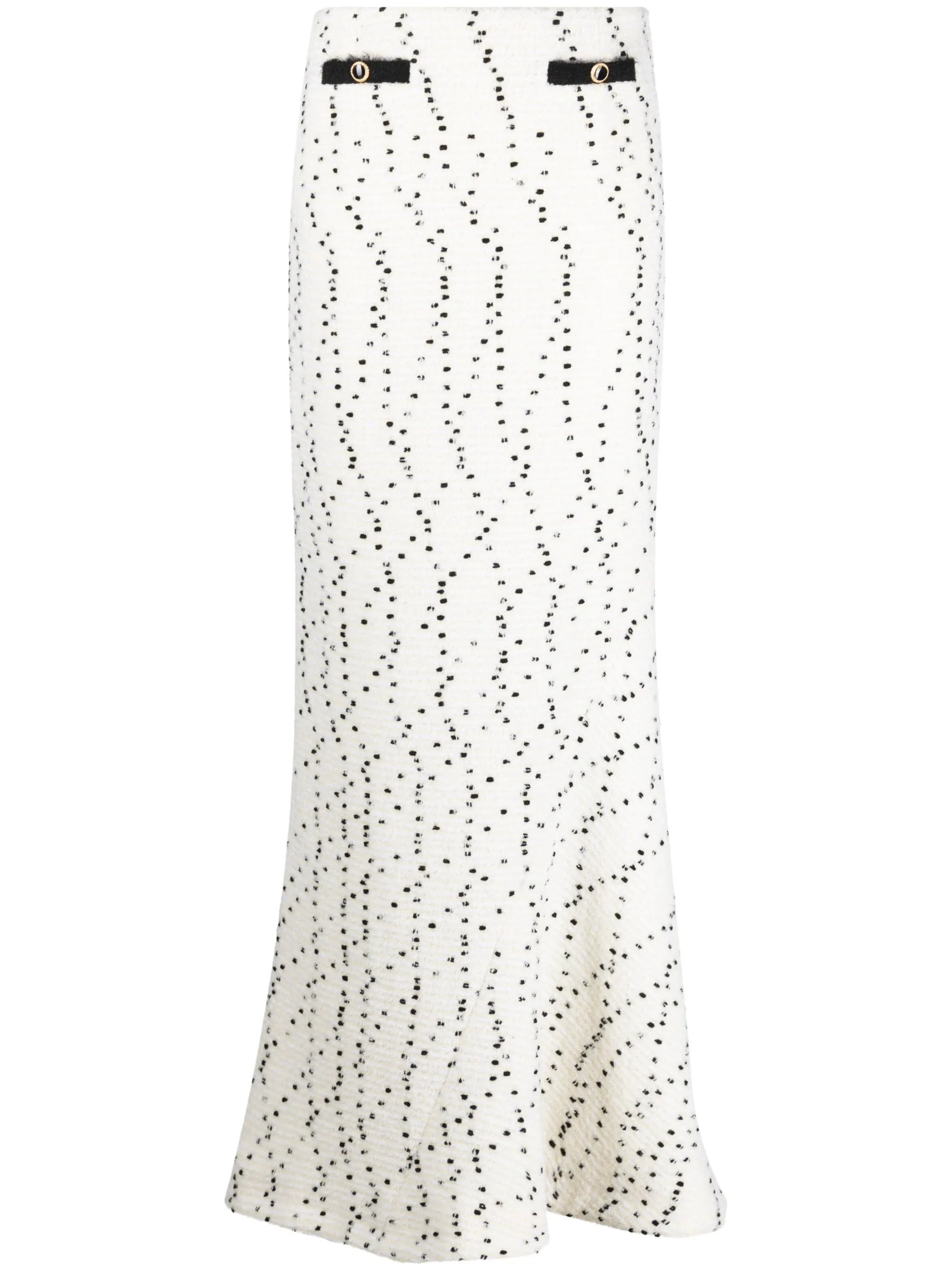 bouclé maxi skirt