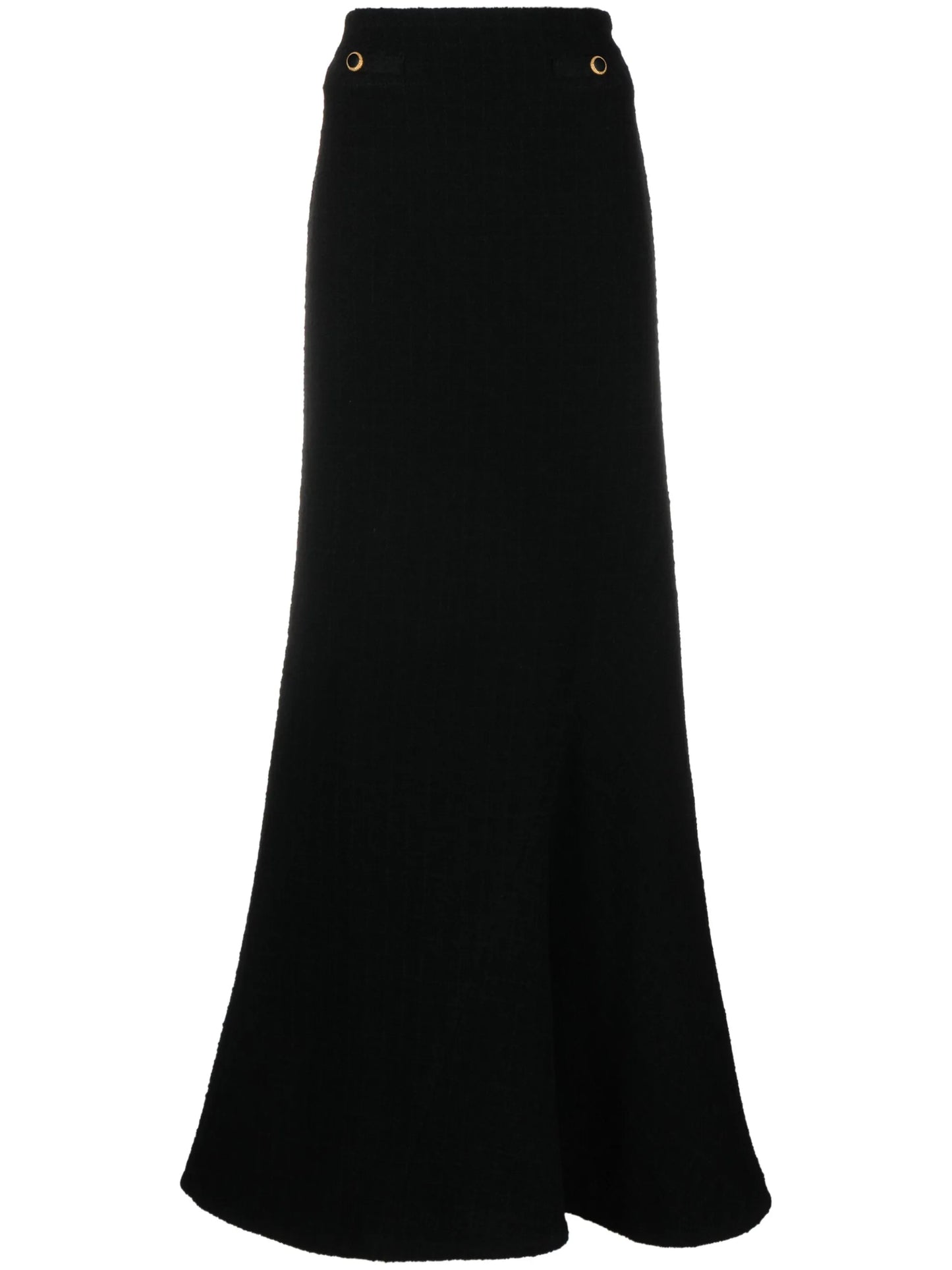 bouclé maxi skirt