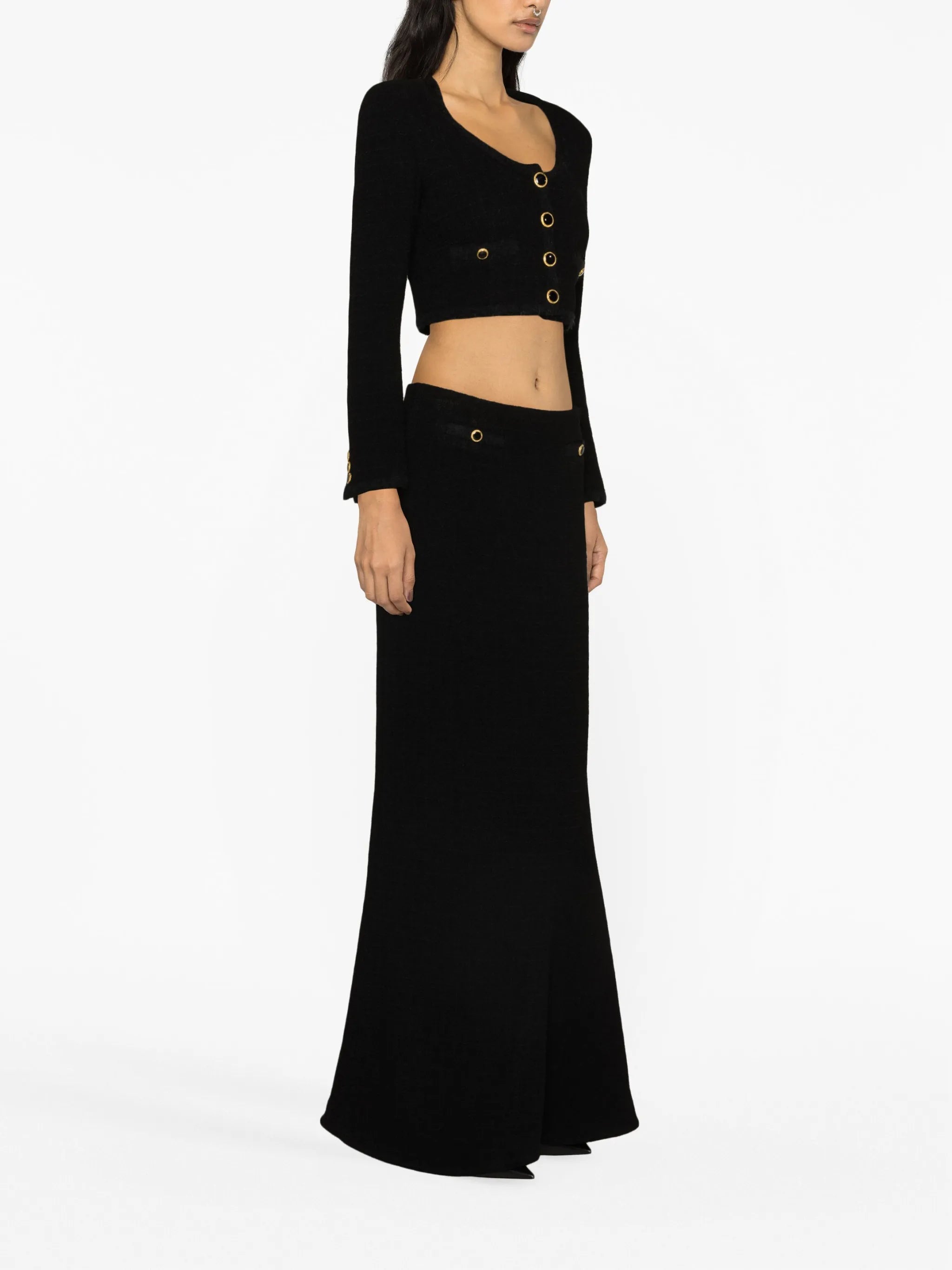 cropped bouclé jacket