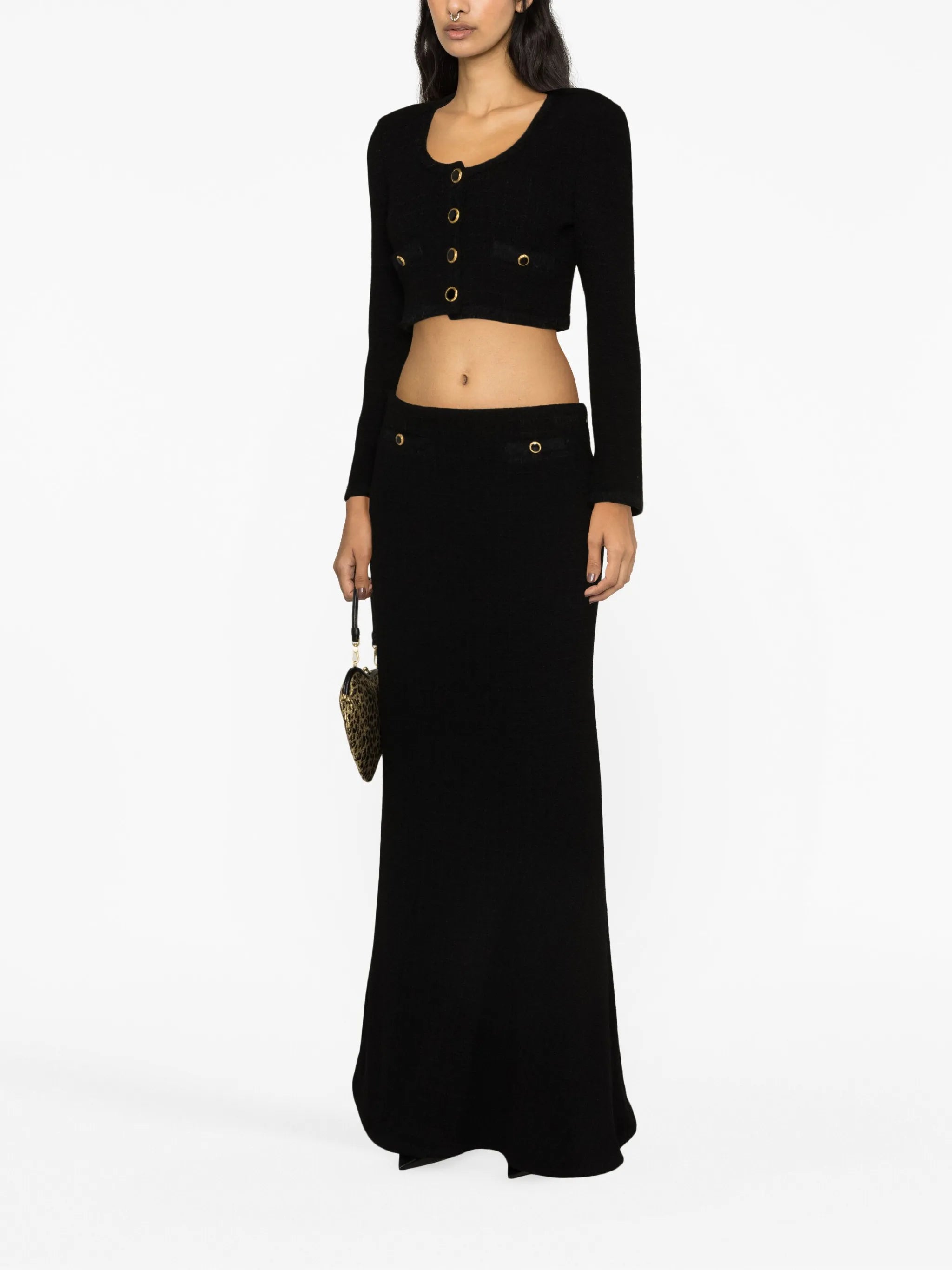 cropped bouclé jacket