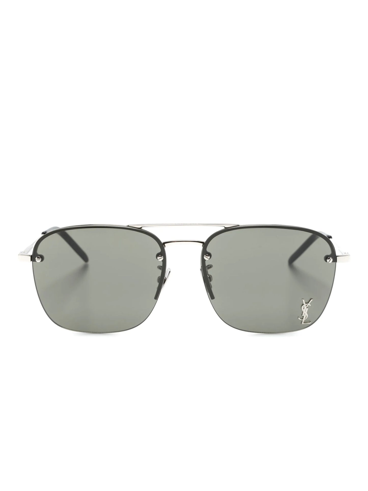 logo-plaque pilot-frame sunglasses