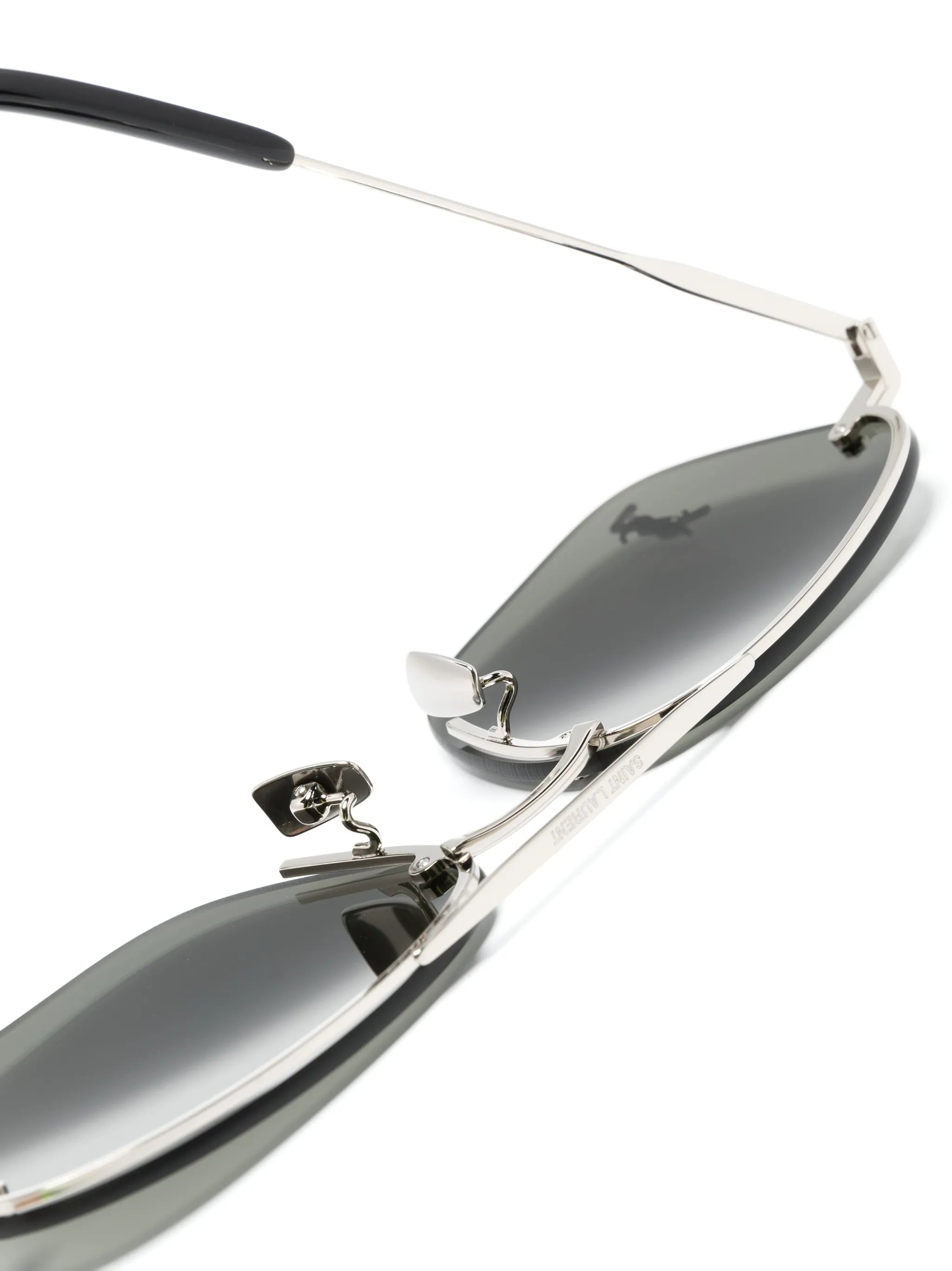 logo-plaque pilot-frame sunglasses