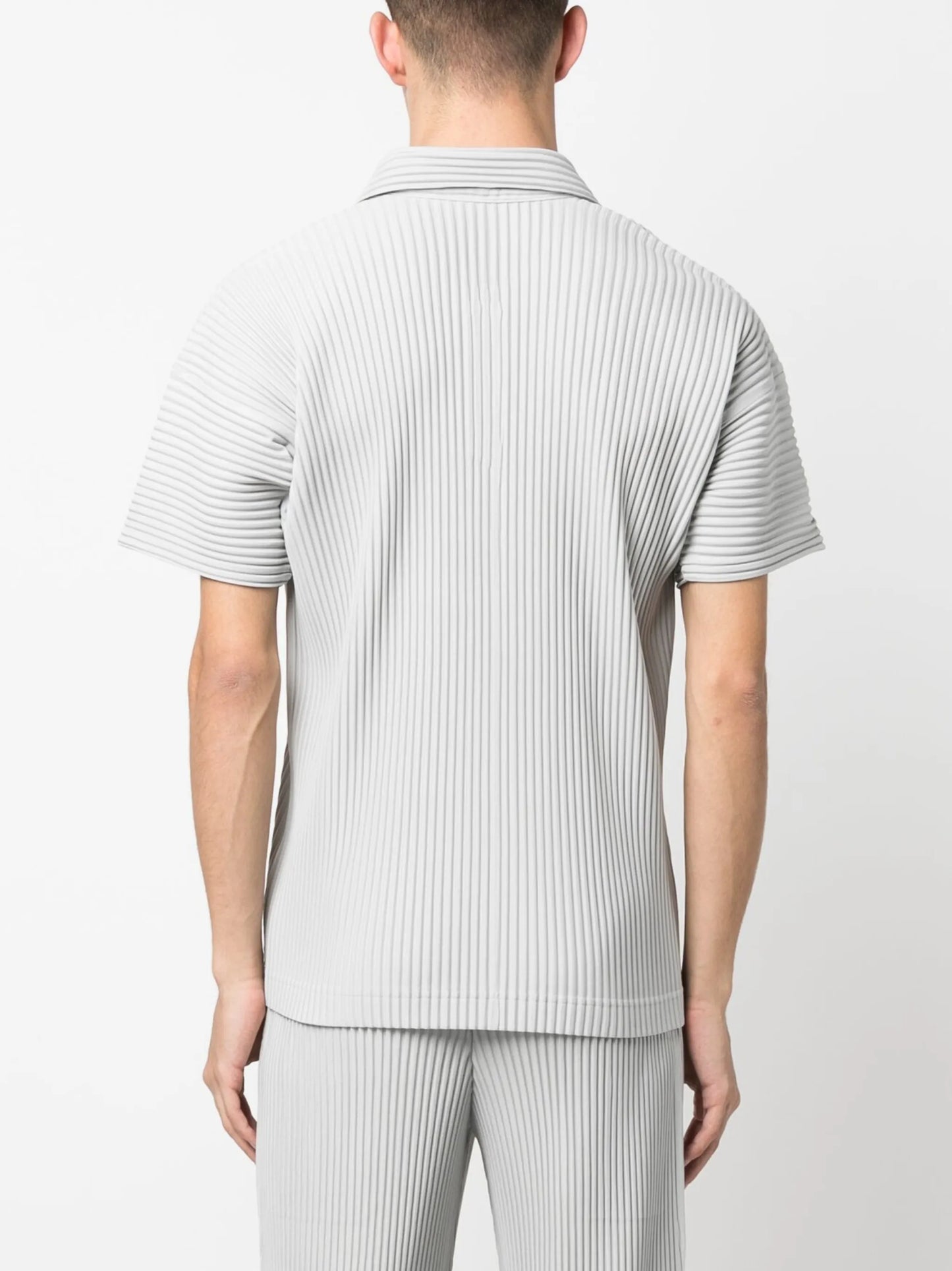short-sleeve ribbed T-shirt