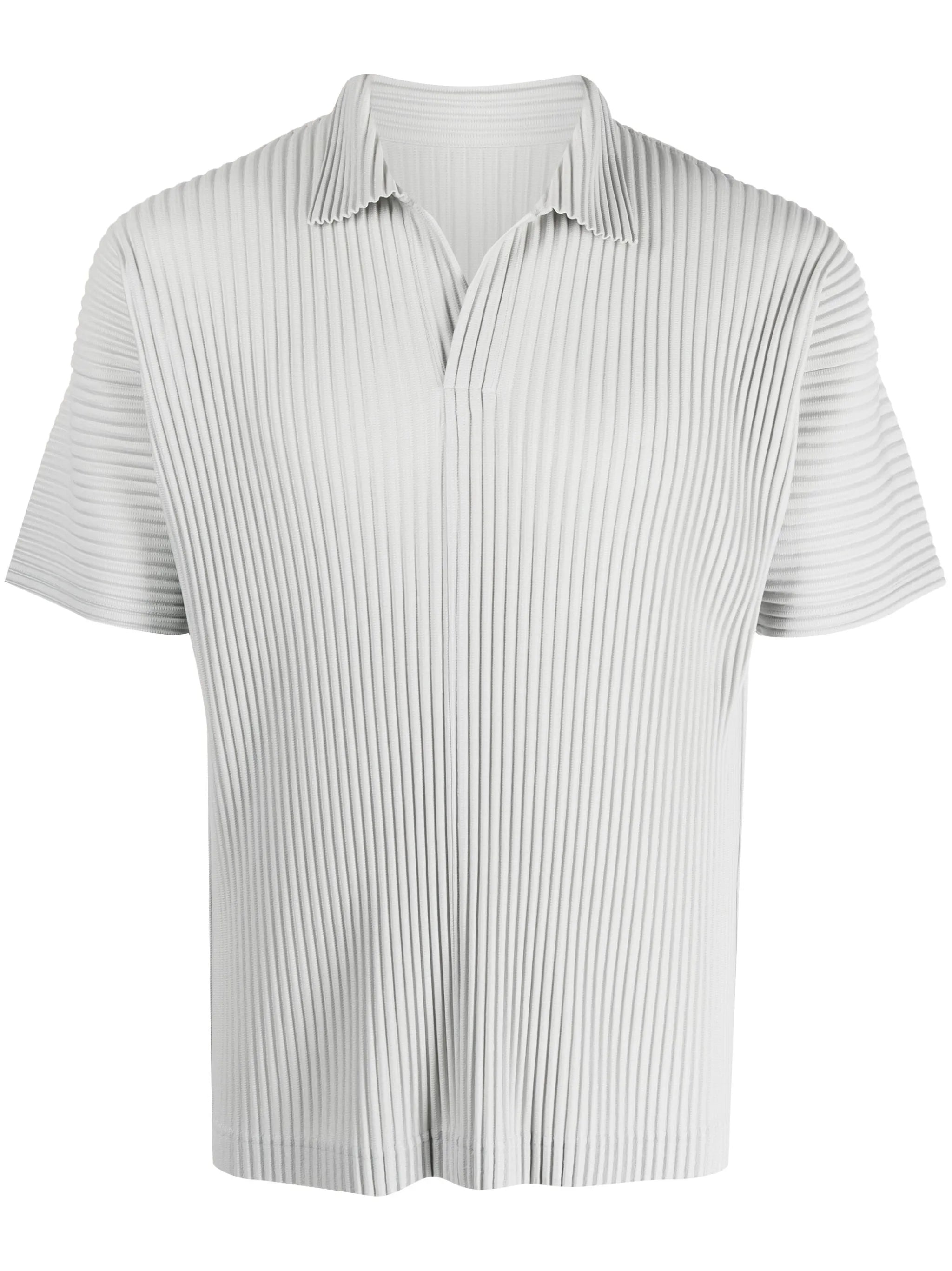 short-sleeve ribbed T-shirt