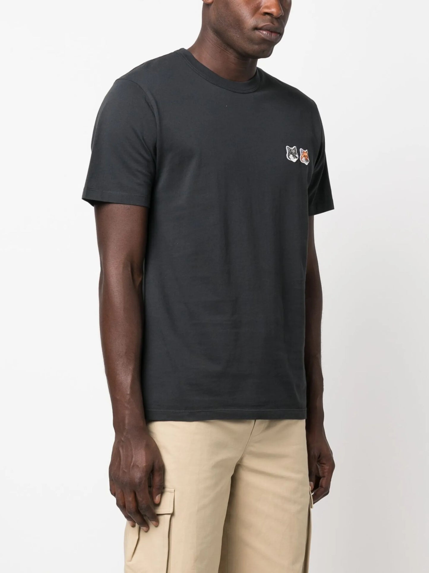 Signature fox motif cotton T-shirt