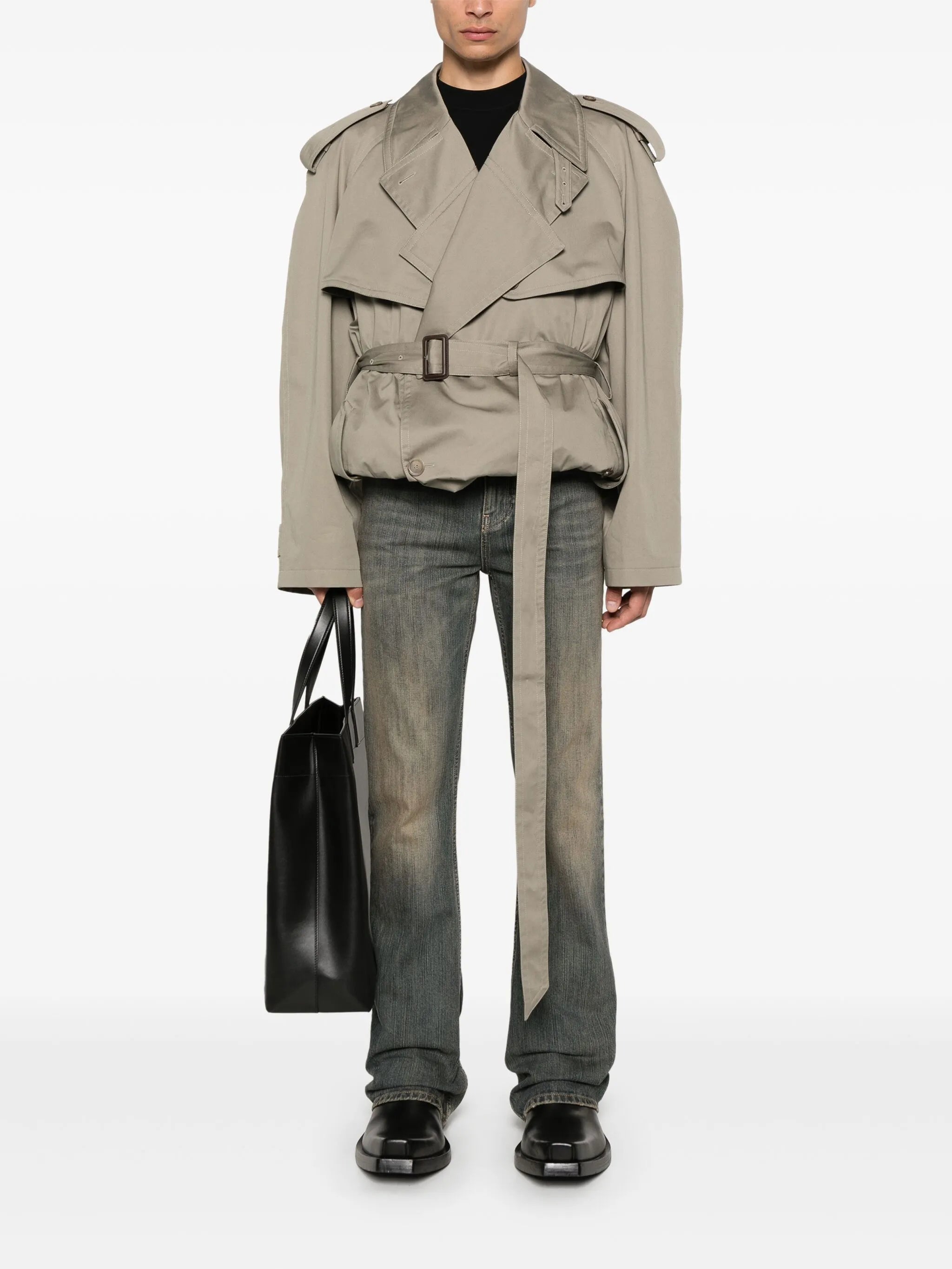 cotton trench coat