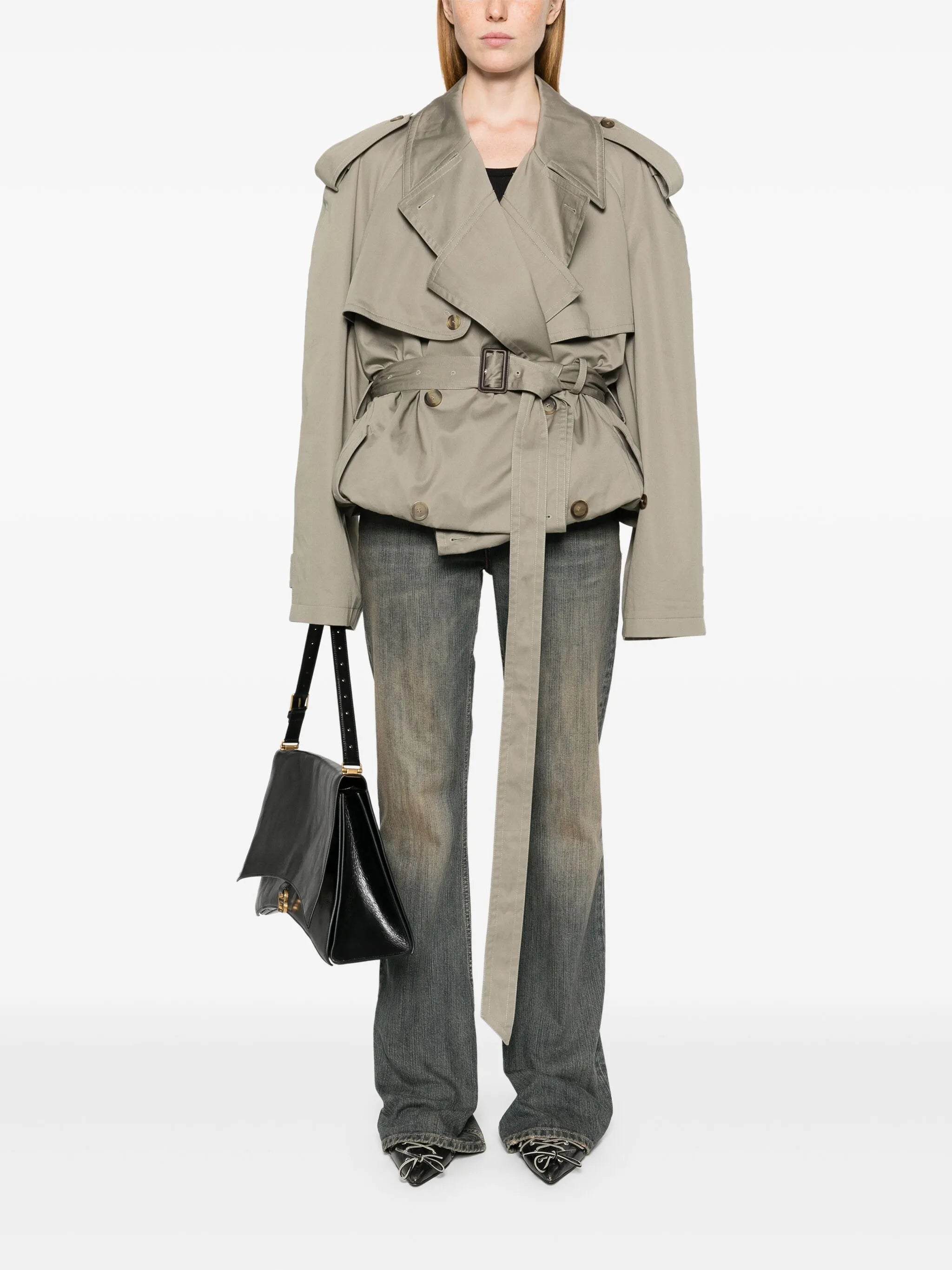 cotton trench coat