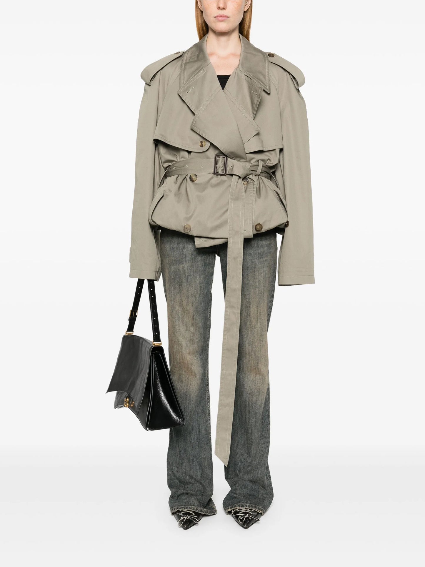 cotton trench coat