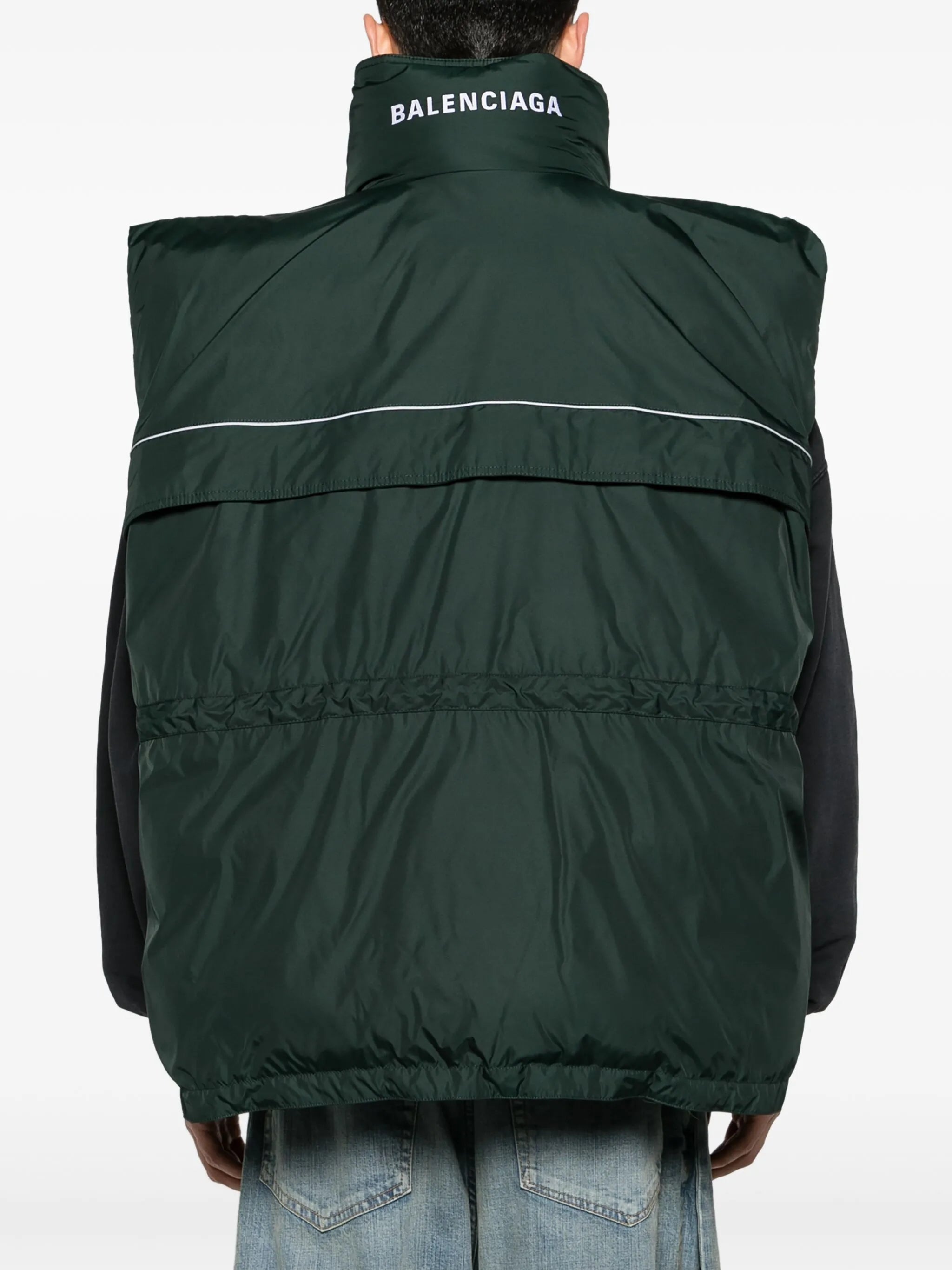 logo-print gilet