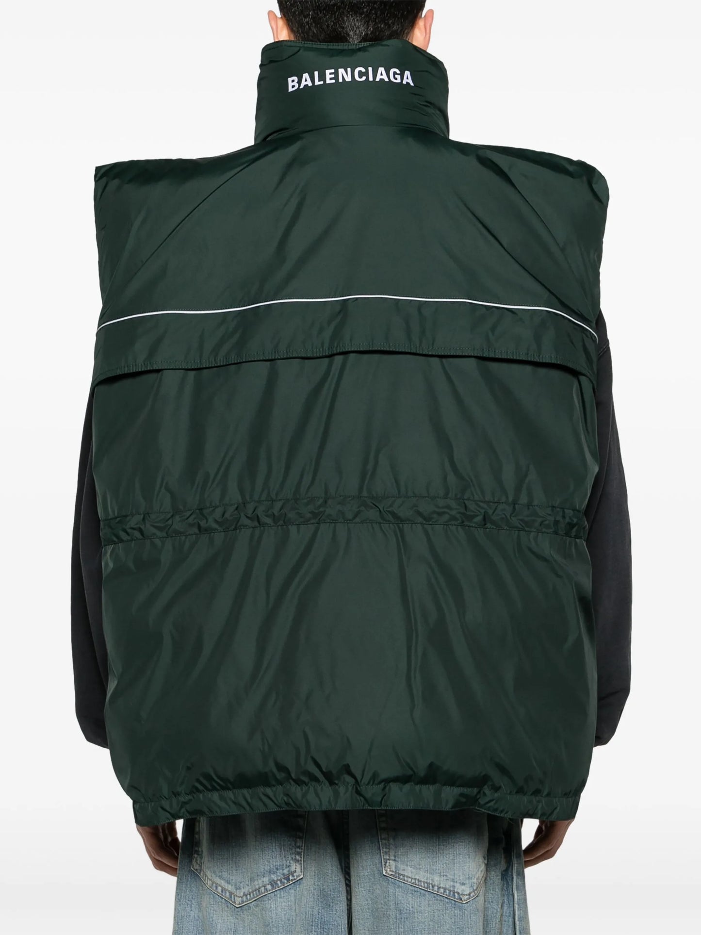 logo-print gilet