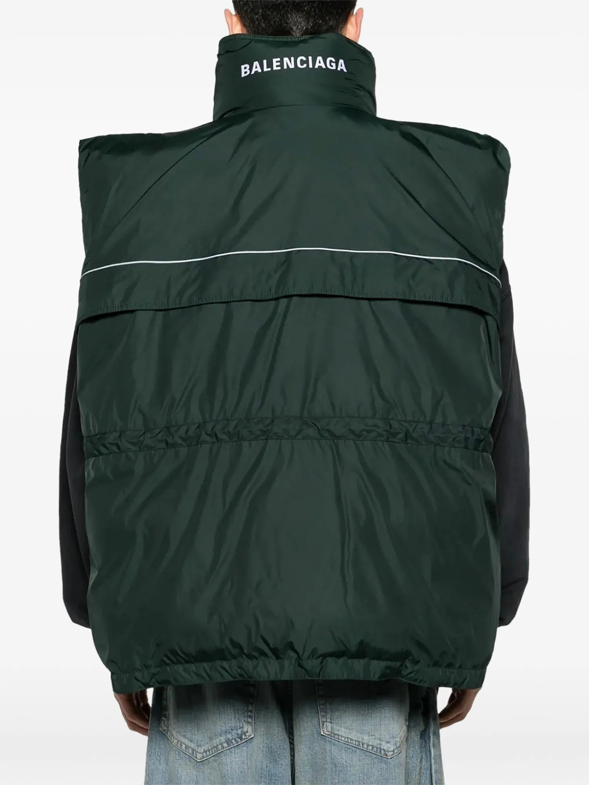 logo-print gilet