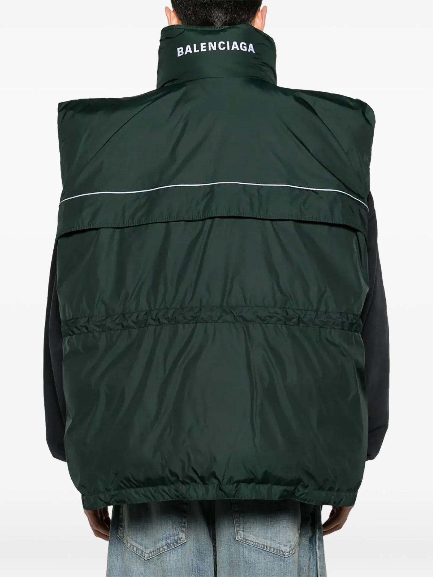 logo-print gilet
