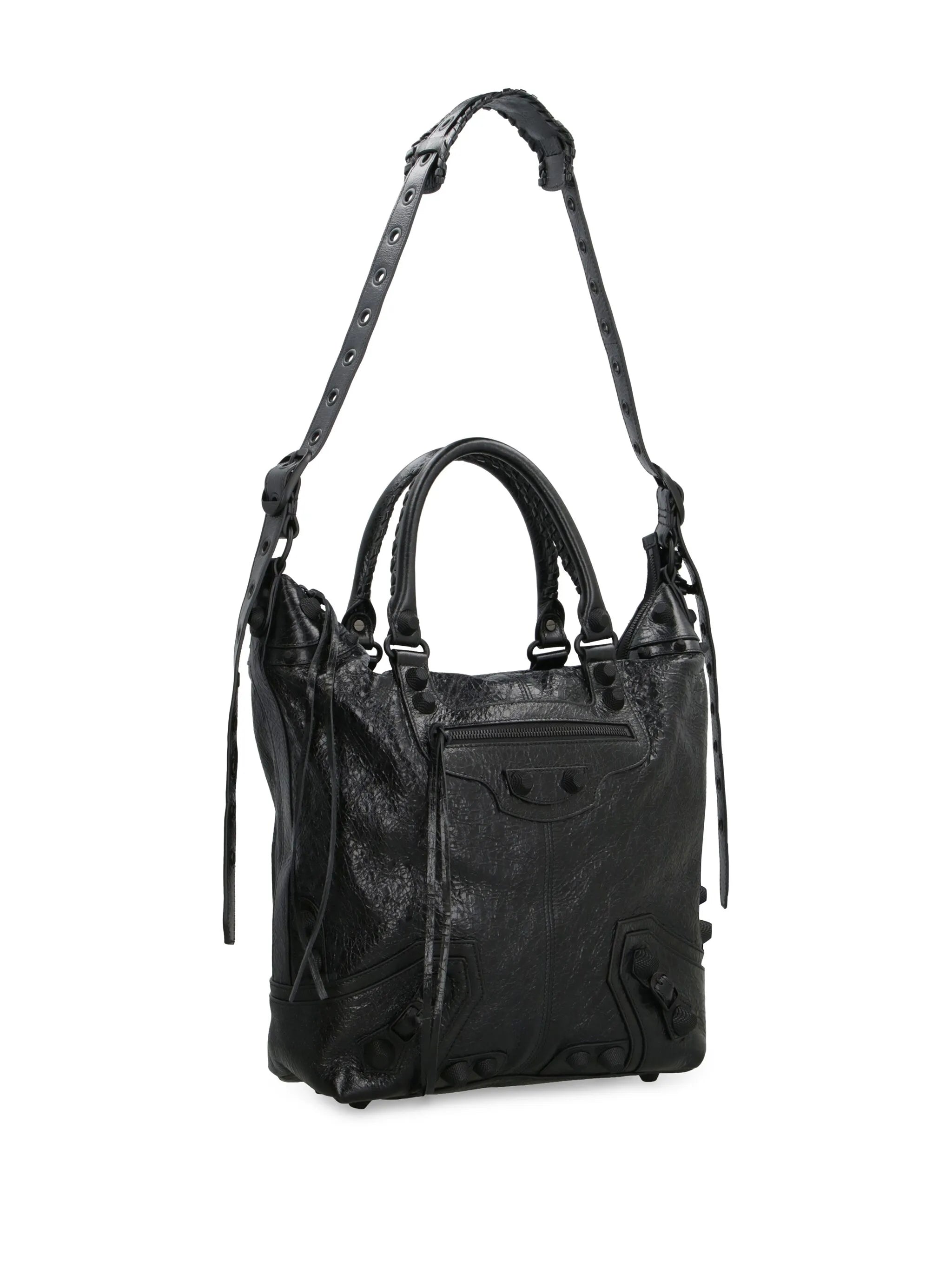 Le Cagole leather tote bag