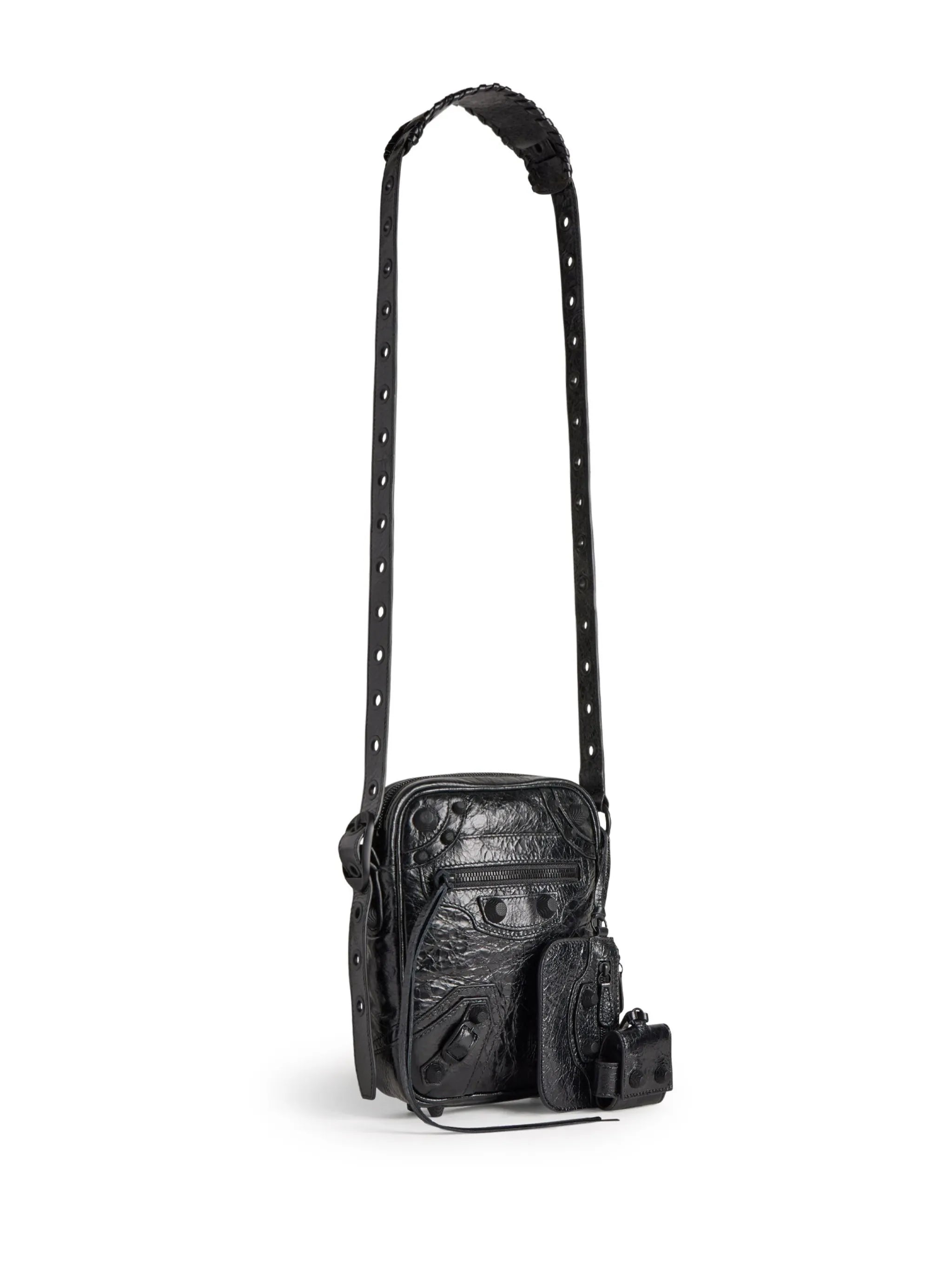Le Cagole leather messenger bag