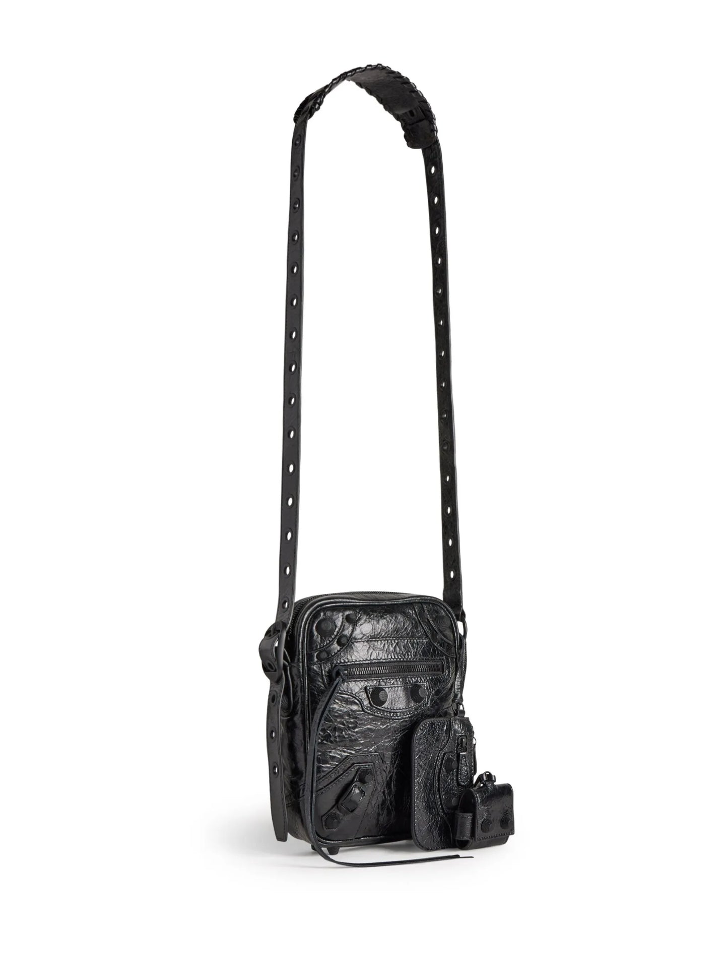Le Cagole leather messenger bag